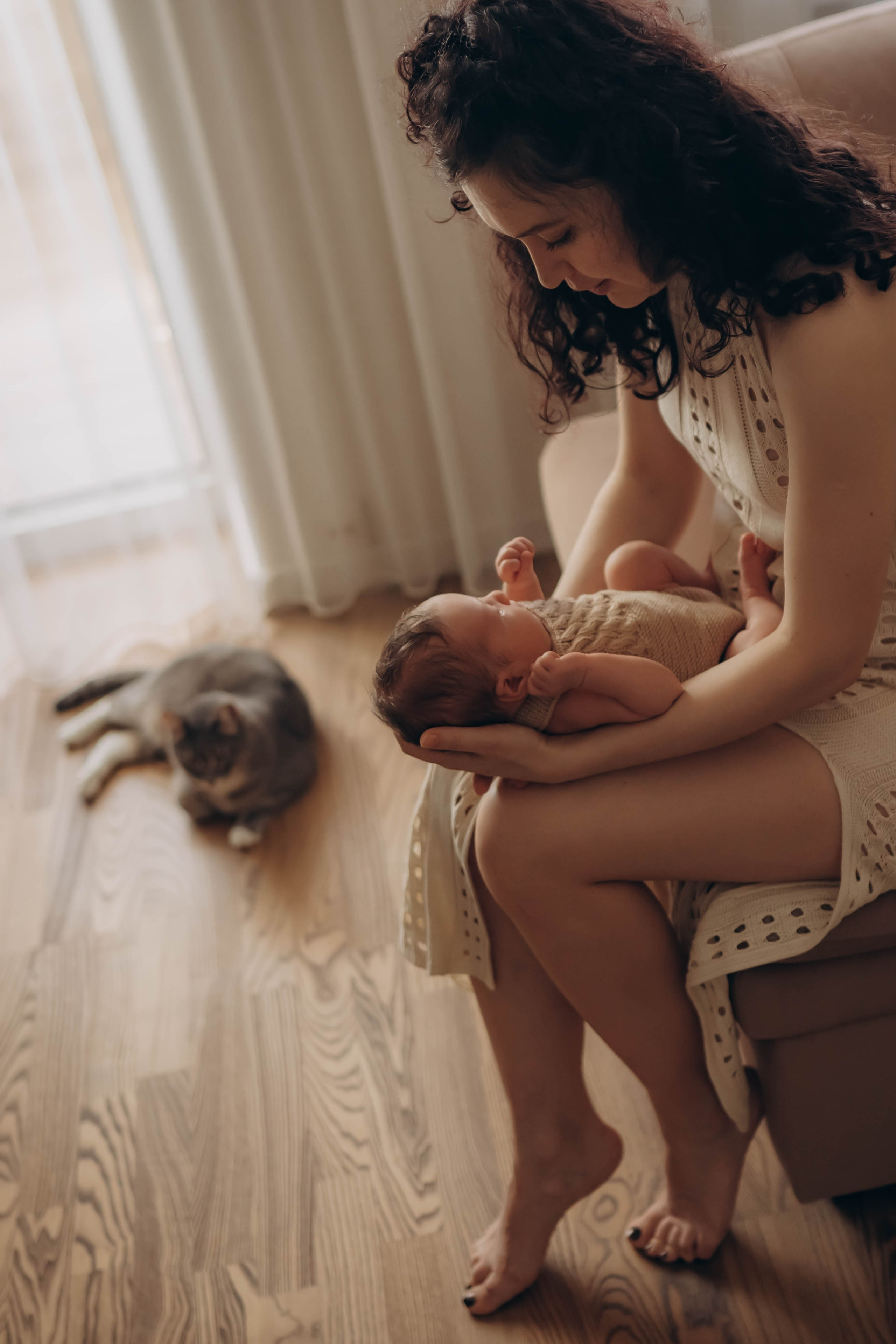Фотограф новорожденных с выездом на дом. Екатеринбург. Марина Некислая