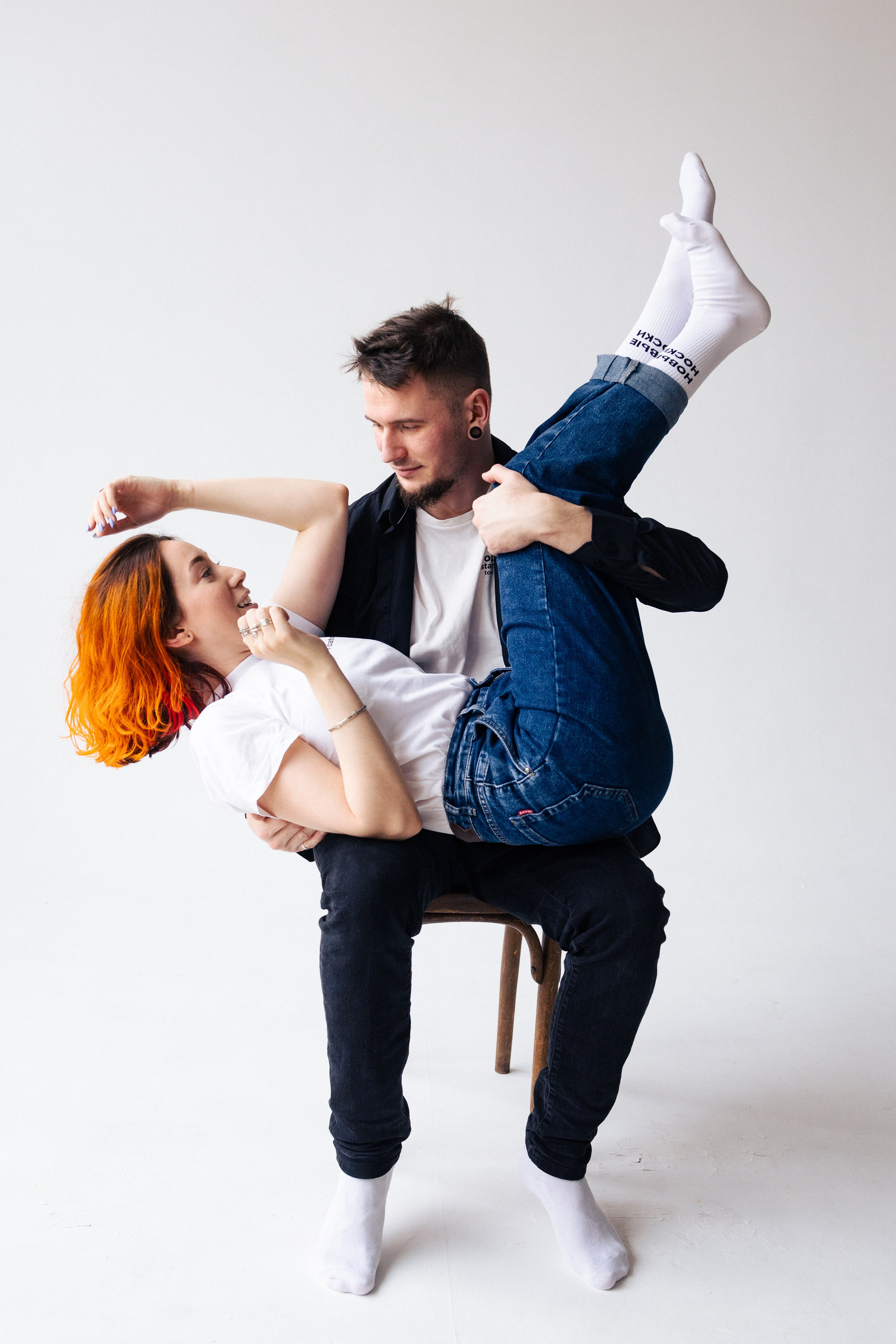 Маша и Лев. Студия