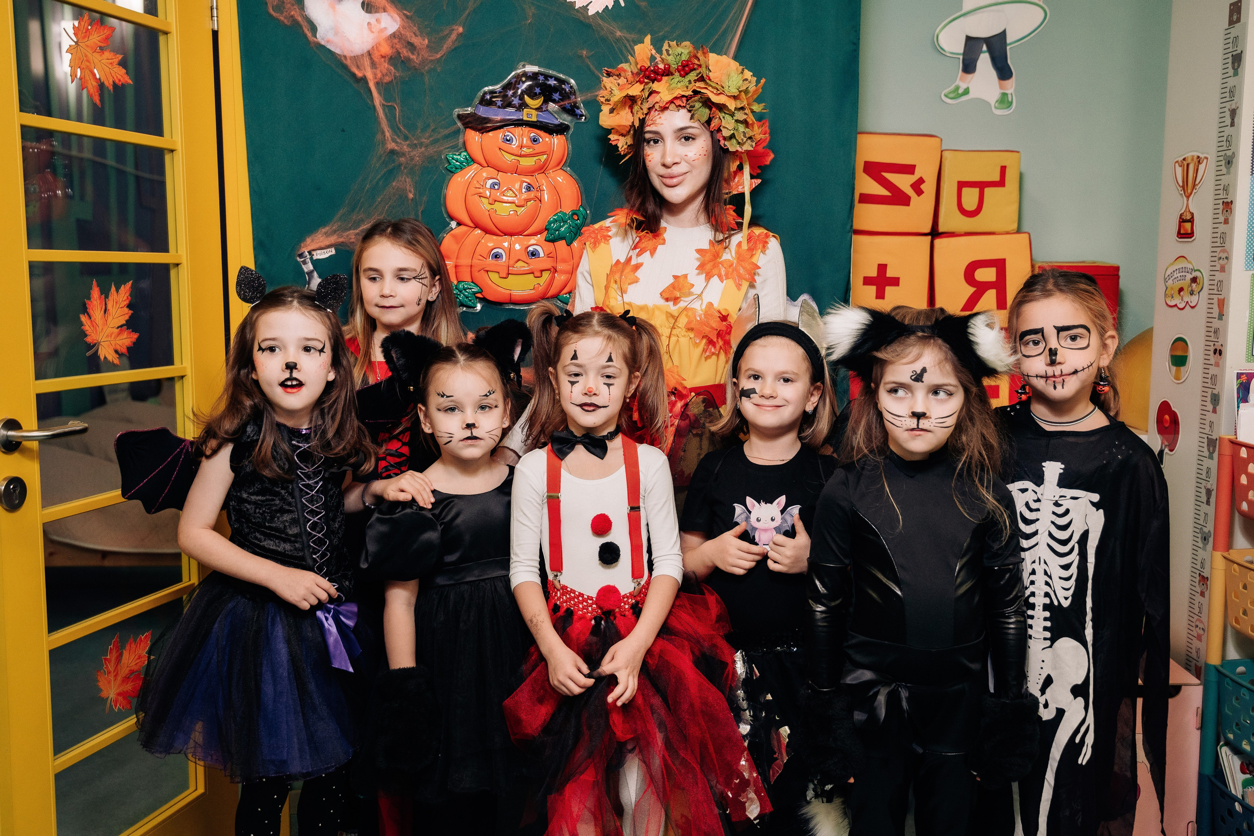 Halloween party в садике Филлипок. Свадебный и семейный фотограф в Москве и МО Геннадий Туманцев