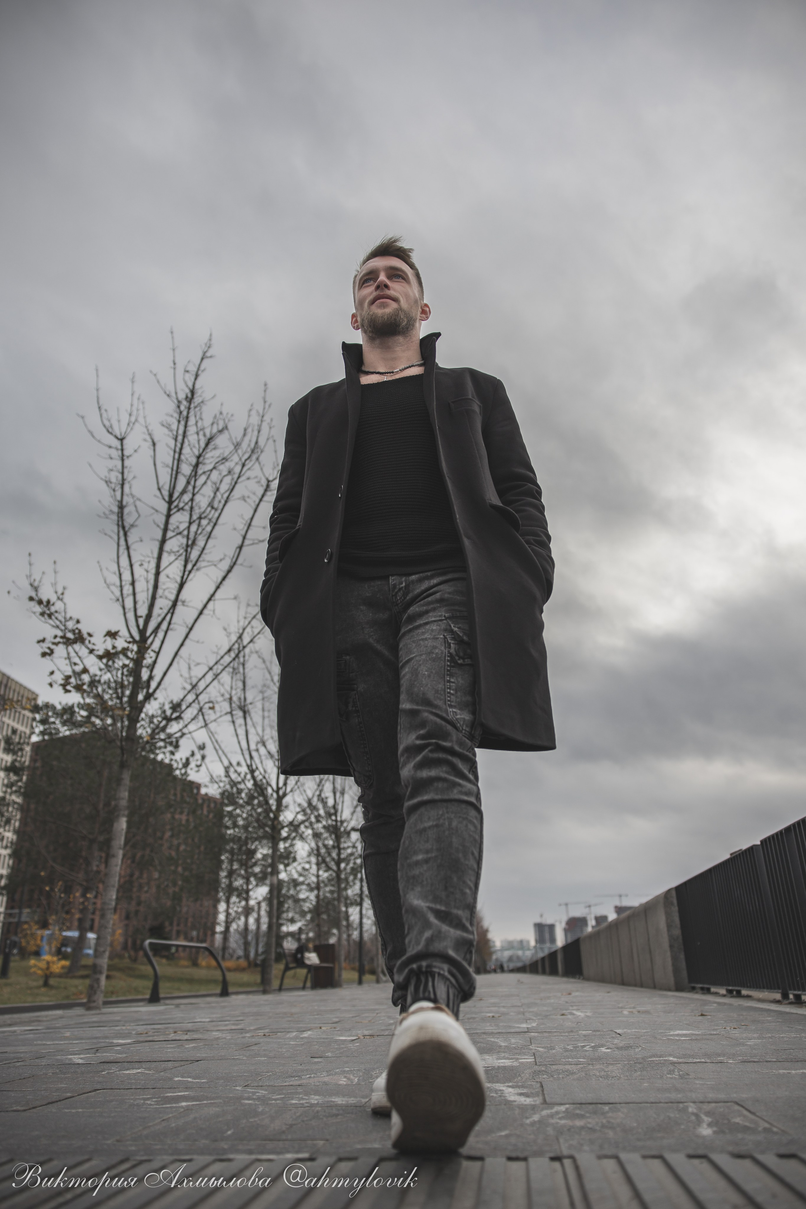 Прогулка с Хаски (Сергей). Виктория Ахмылова. Фотограф в Москве