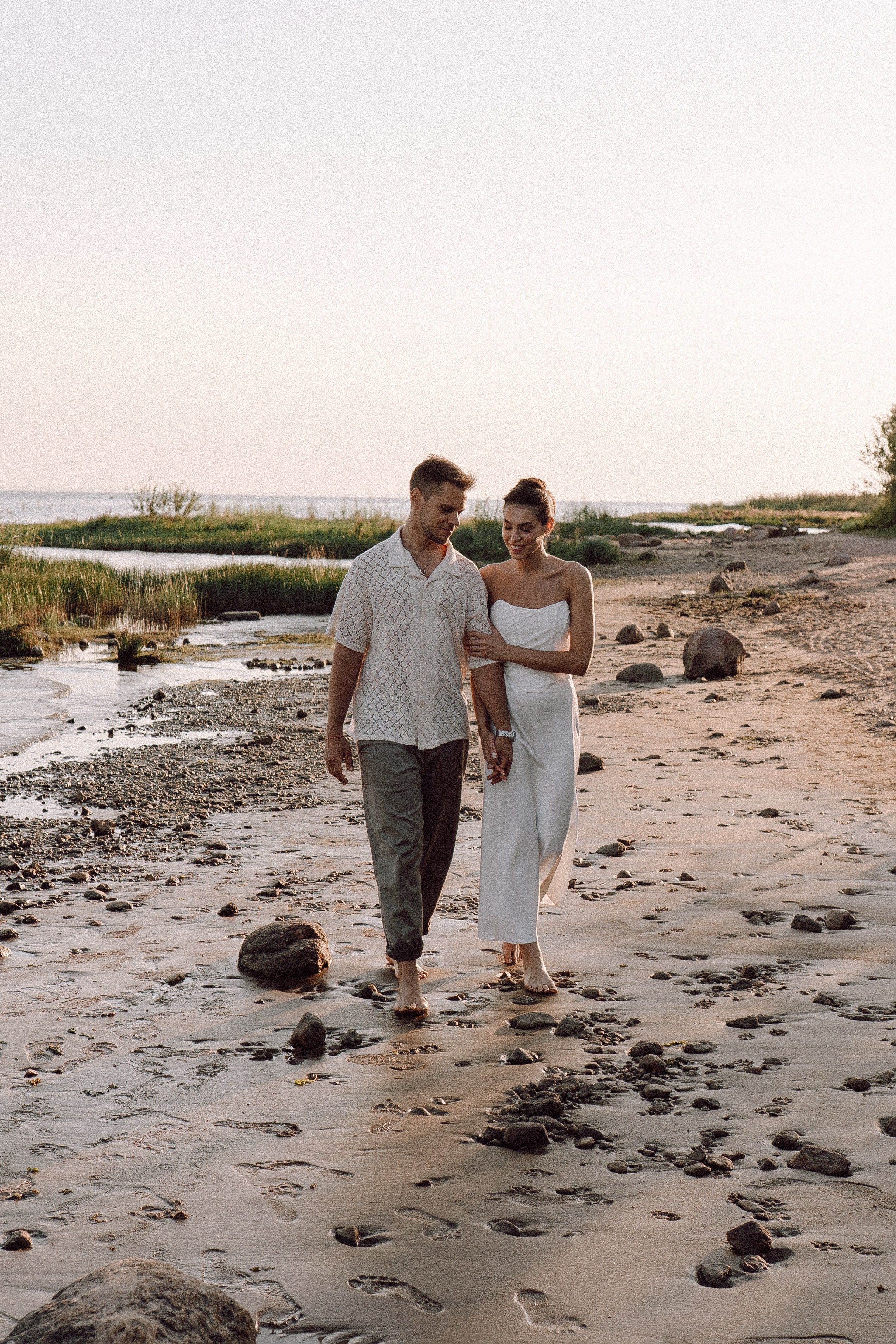 СВАДЕБНАЯ ФОТОСЕССИЯ ВЫЕЗДНОЙ ЦЕРЕМОНИИ (ФИНСКИЙ ЗАЛИВ). Профессиональный фотограф, Санкт-Петербург — Виктория Богомолова