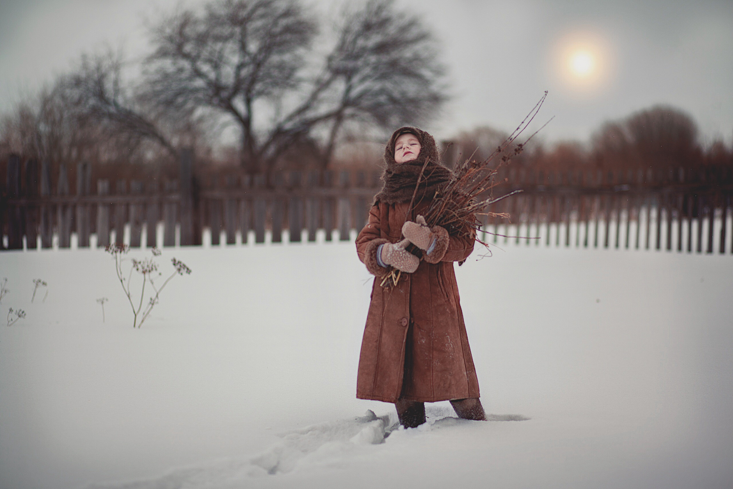 Зимняя история. Семейный фотограф в Челябинске Ева Юрина