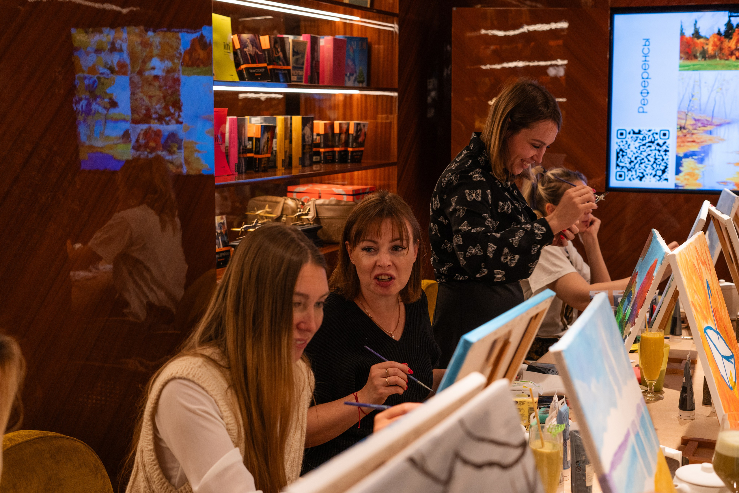 Корпоратив Teach Me Art 3. Портретный фотограф в Москве и Санкт-Петербурге Арина Чех