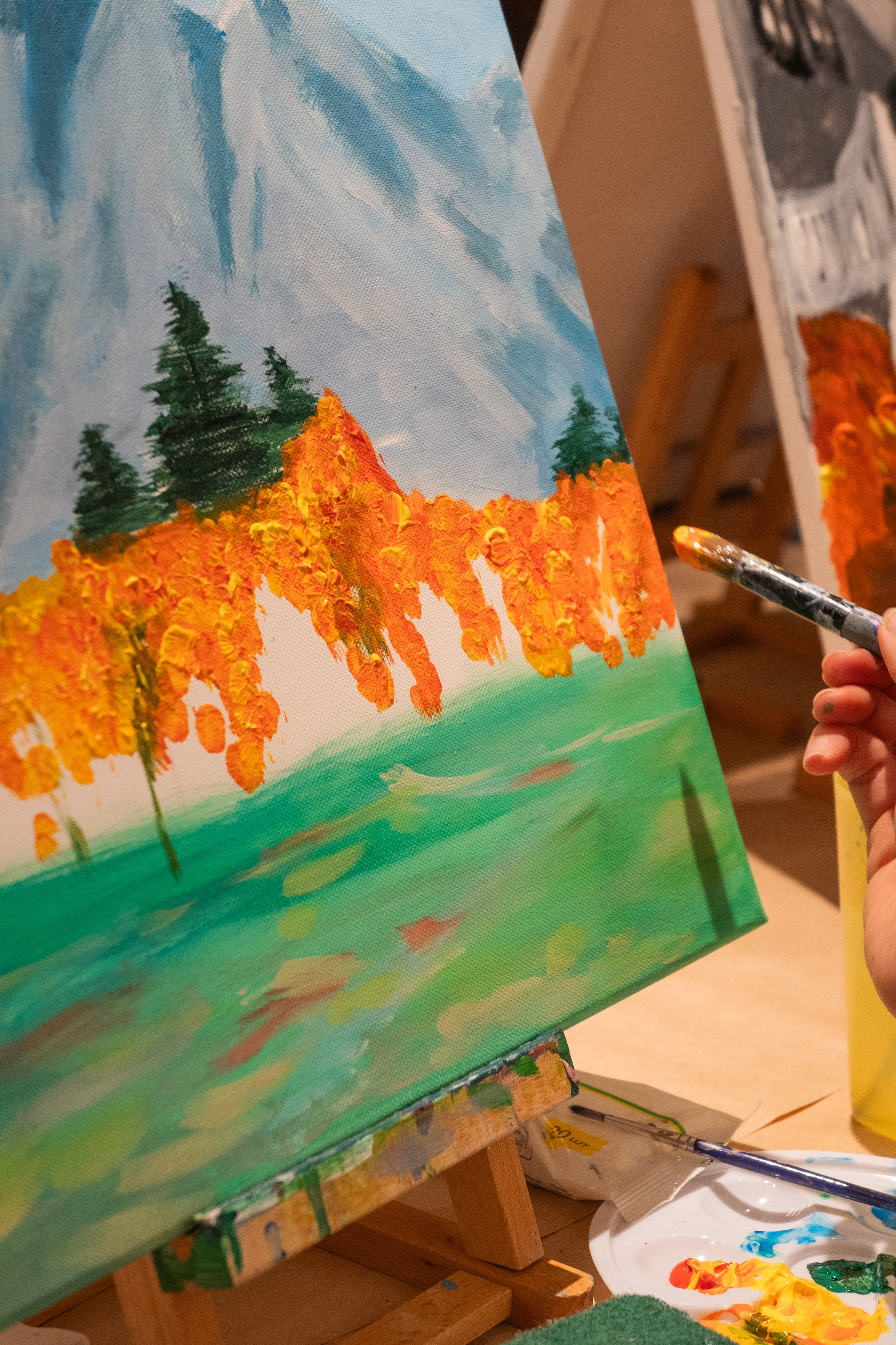 Корпоратив Teach Me Art 3. Портретный фотограф в Москве и Санкт-Петербурге Арина Чех