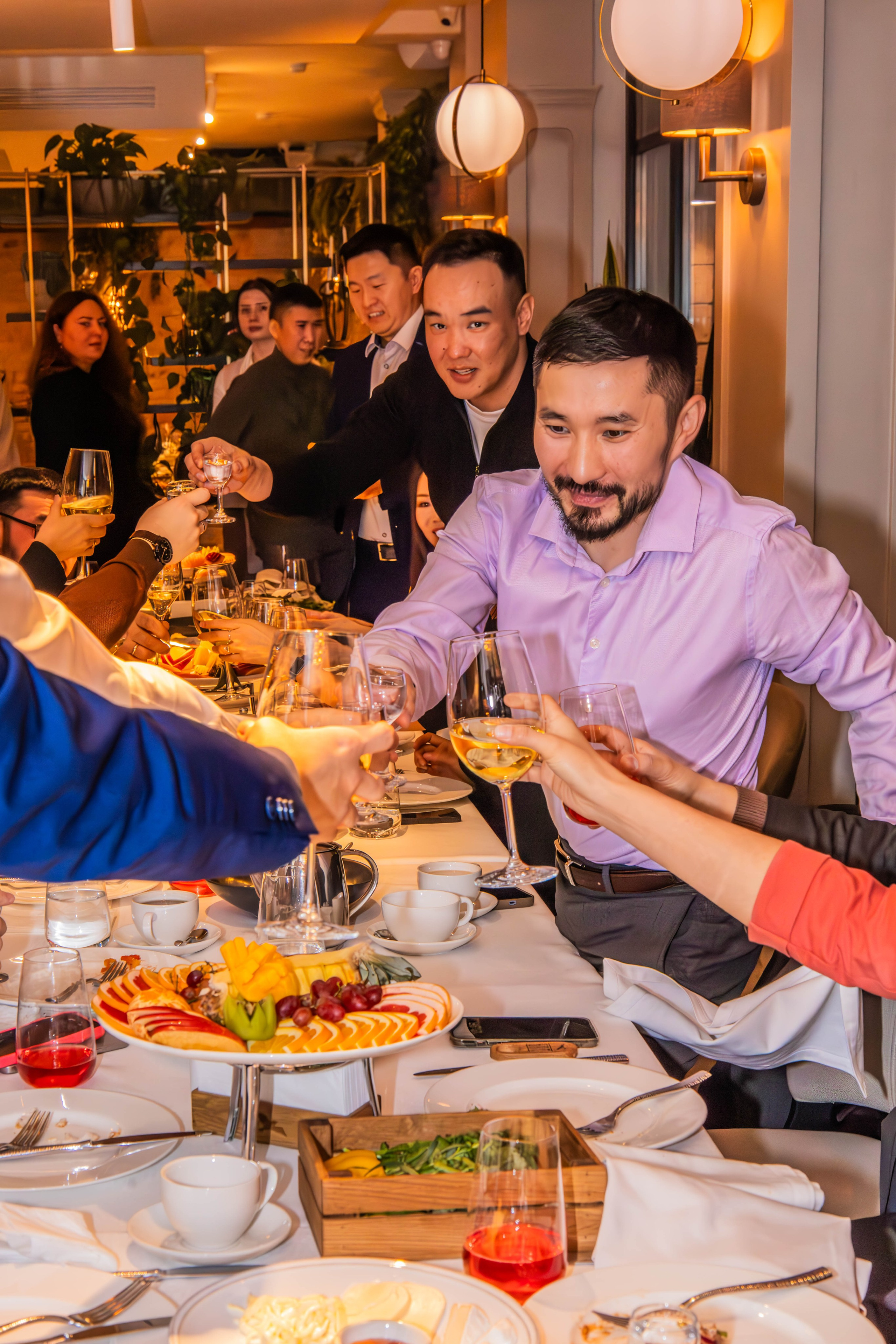 Съёмка в ресторане на День рождения для Булата. Семейный и свадебный фотограф в Москве и Домодедово Анна Авилочкина