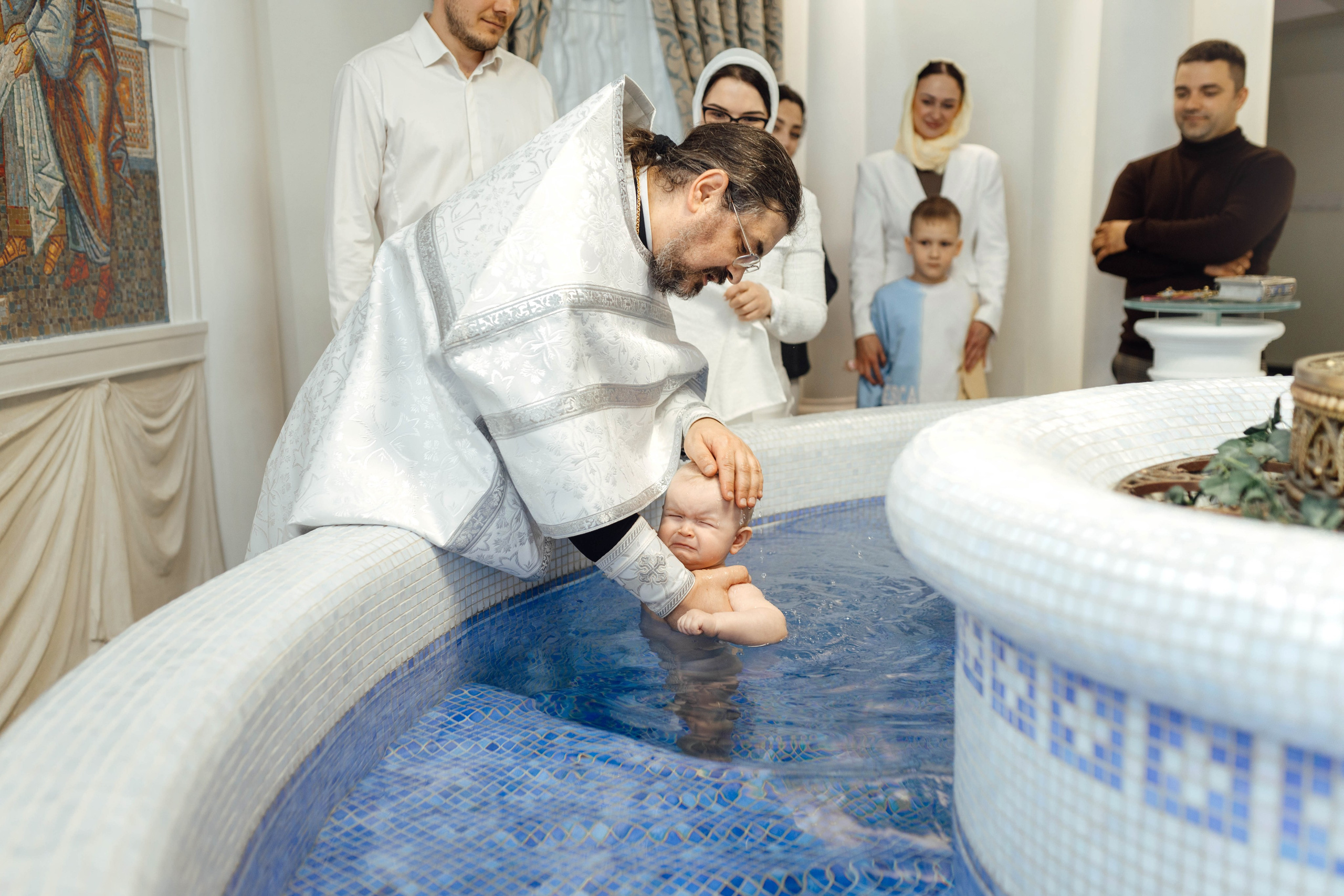 Крещение Полины, храм Святой Троицы