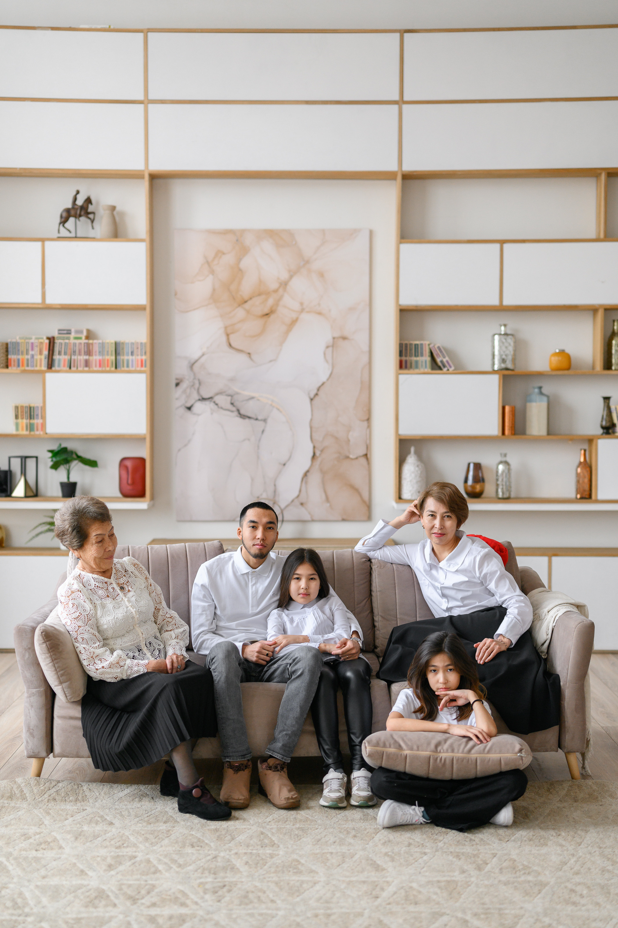 Семейная съёмка в студии. Semerlina.ru