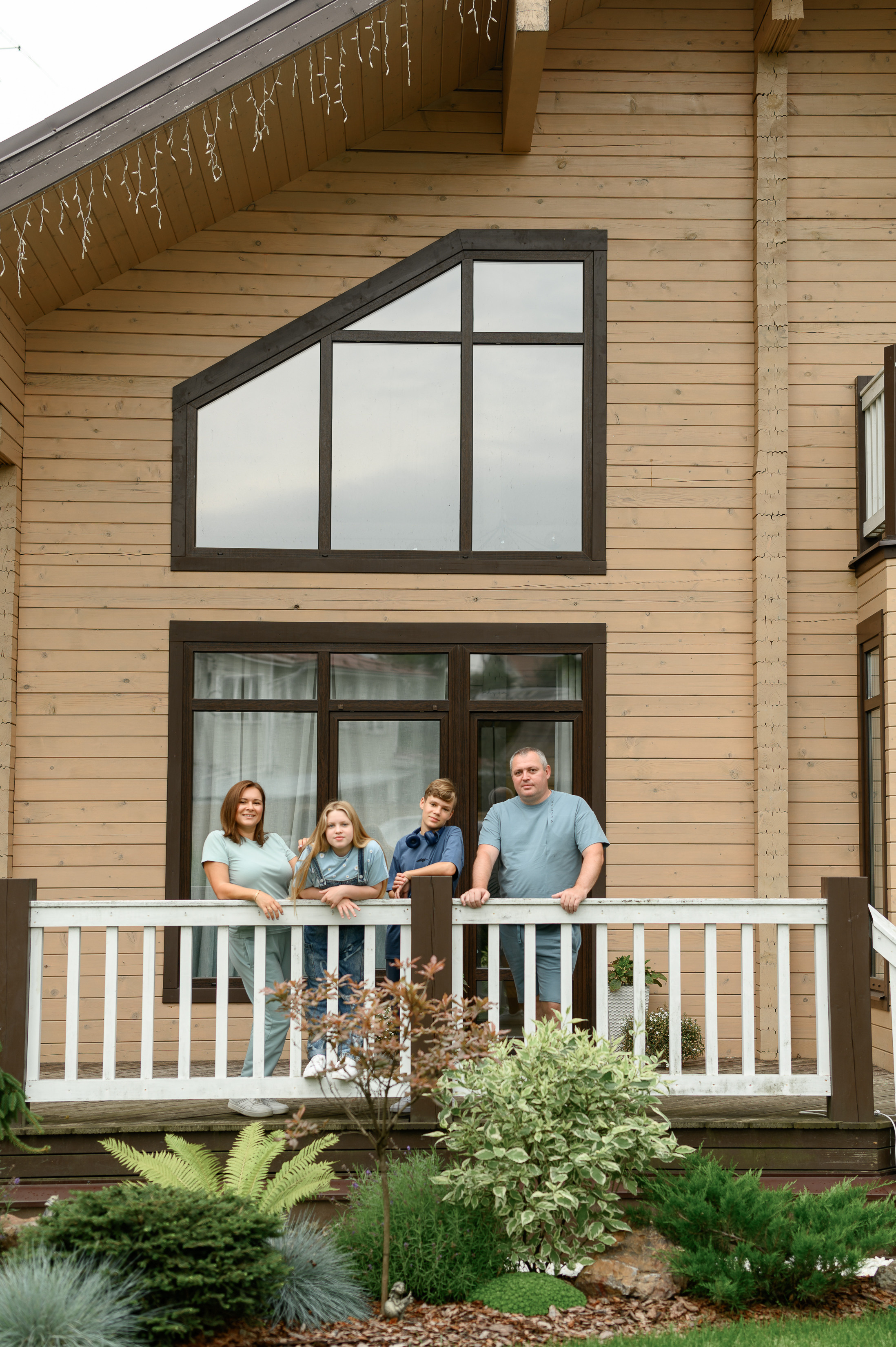 Семейная съёмка в загородном доме. Semerlina.ru