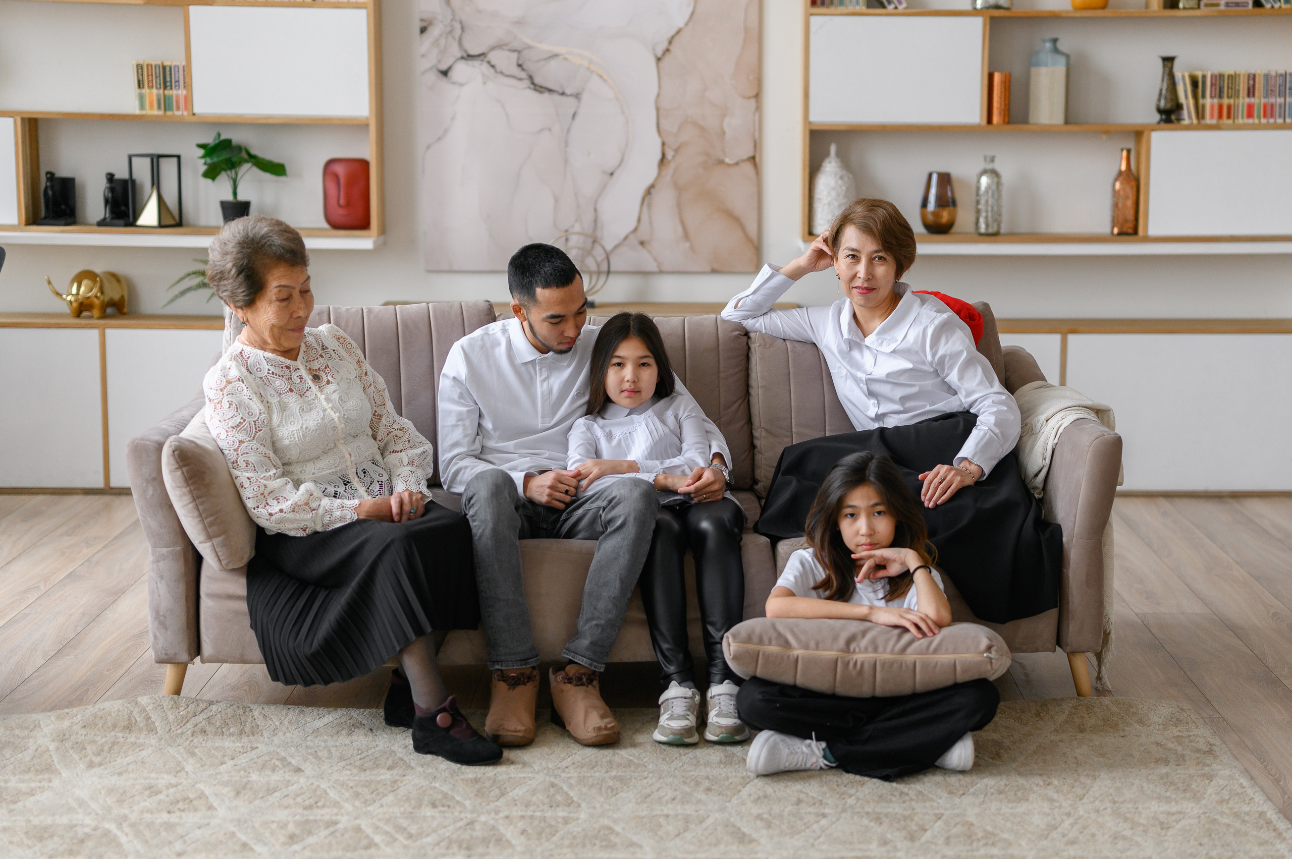 Семейная съёмка в студии. Semerlina.ru