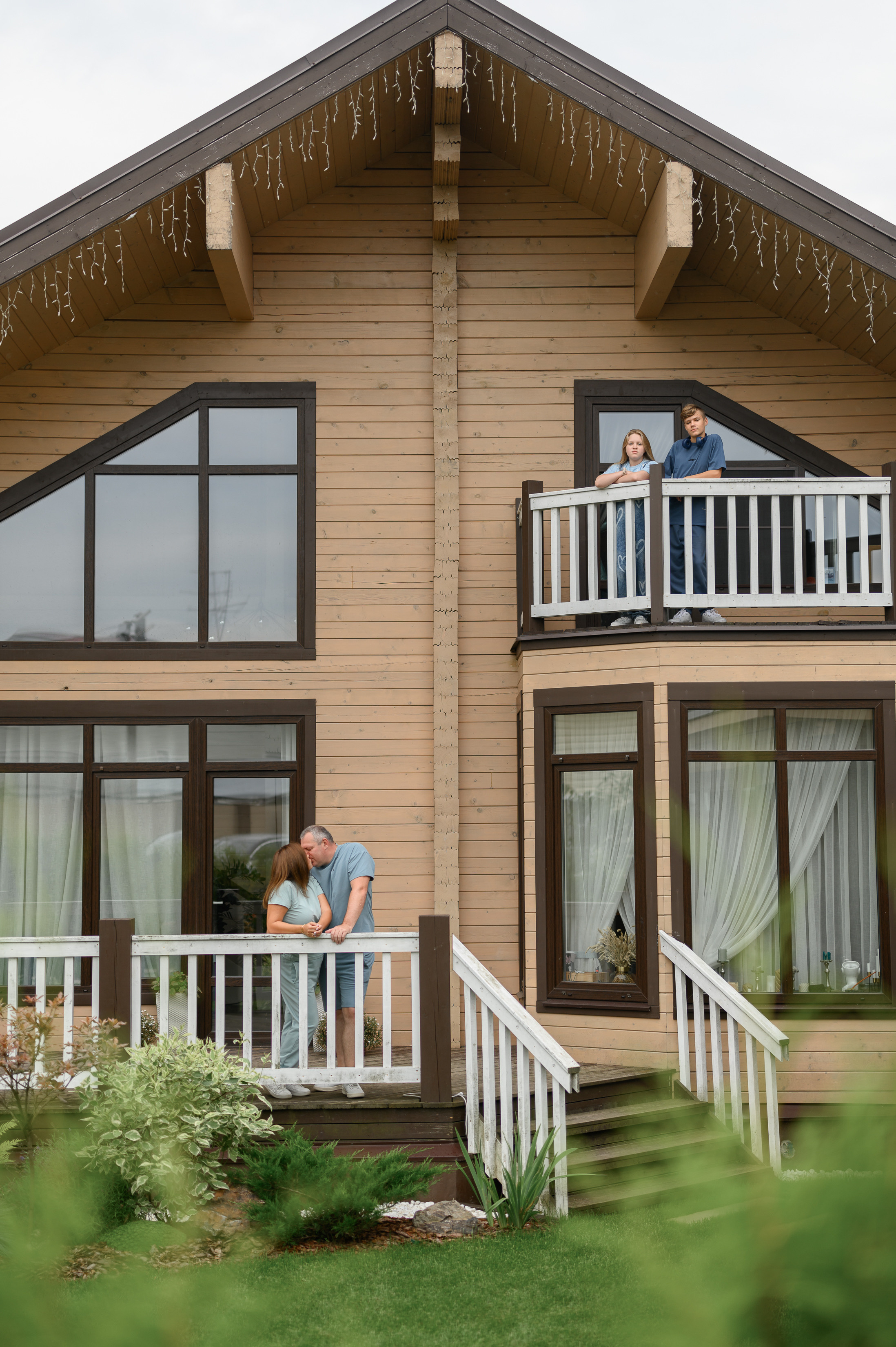 Семейная съёмка в загородном доме. Semerlina.ru