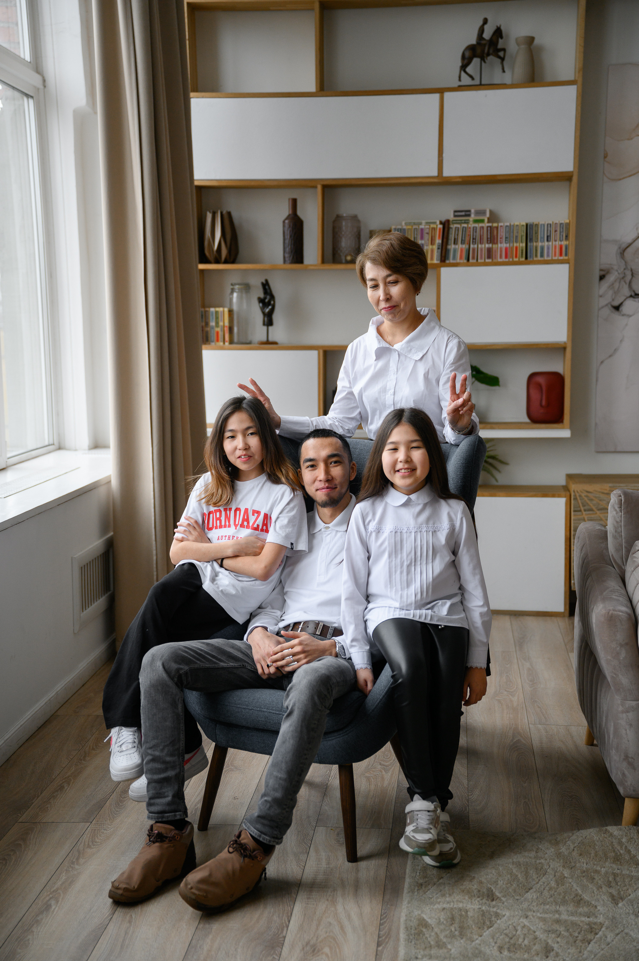 Семейная съёмка в студии. Semerlina.ru