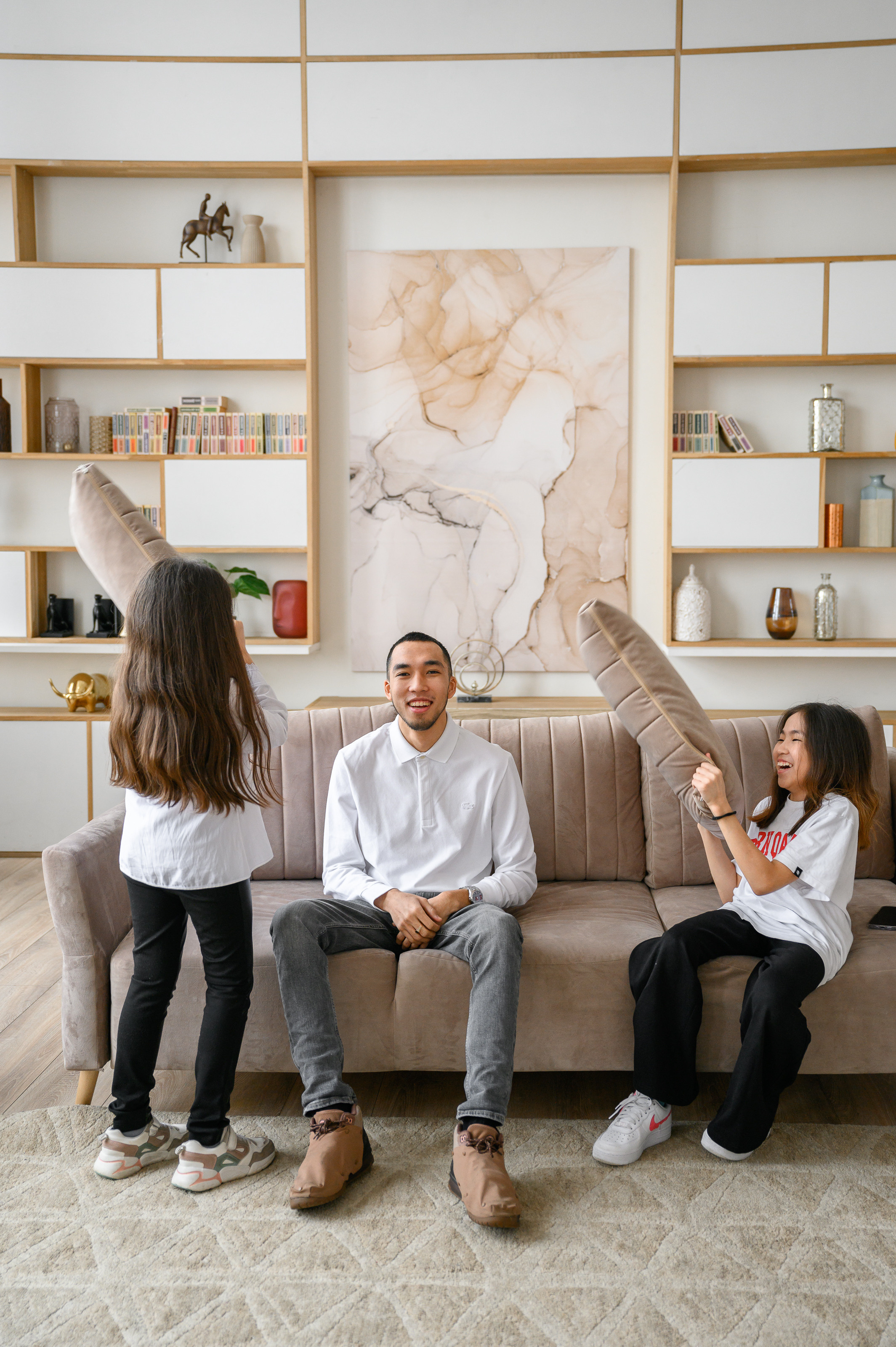 Семейная съёмка в студии. Semerlina.ru