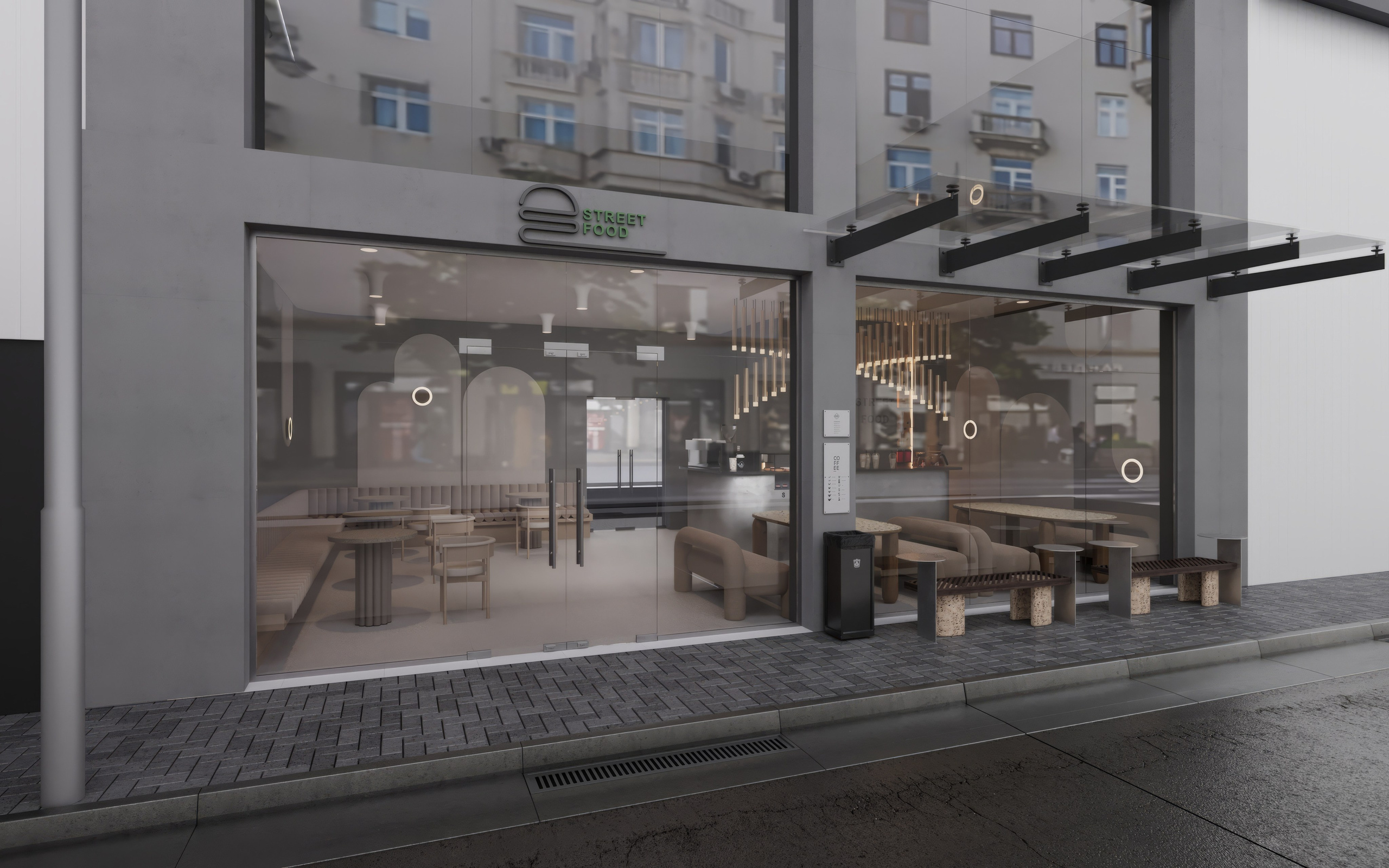 Кафе. Мансур Гусейнов дизайнер интерьеров г. Махачкала