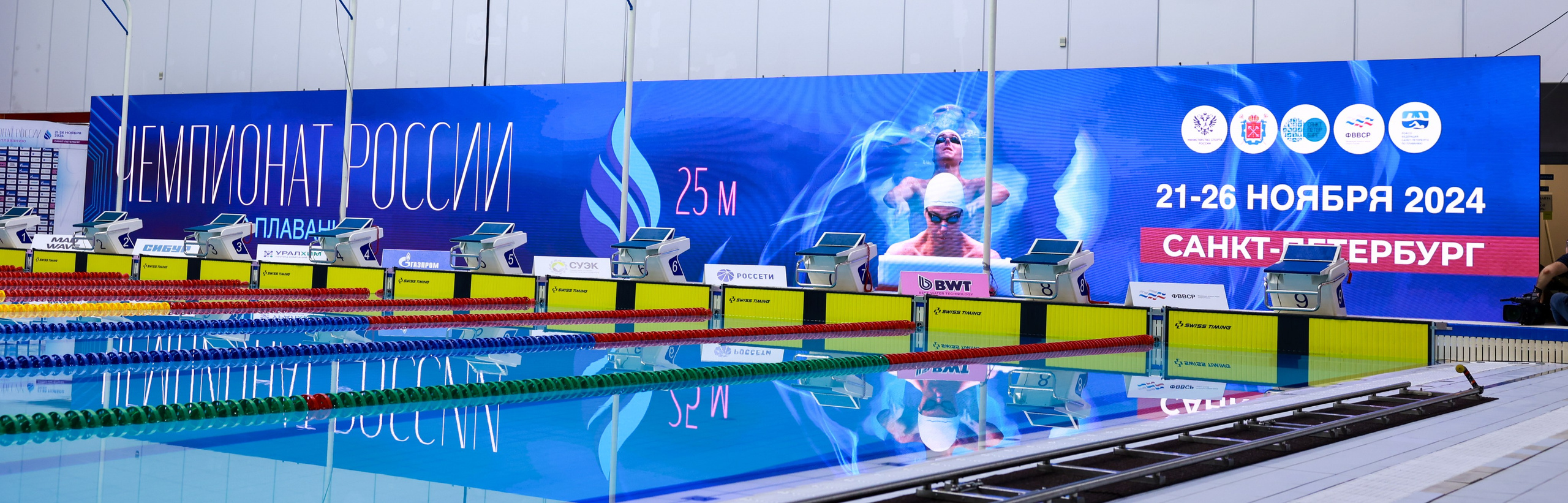 Чемпионат России по плаванию 25 м 21-26.11.2024. Спортивный и репортажный фотограф Антон Тереханов