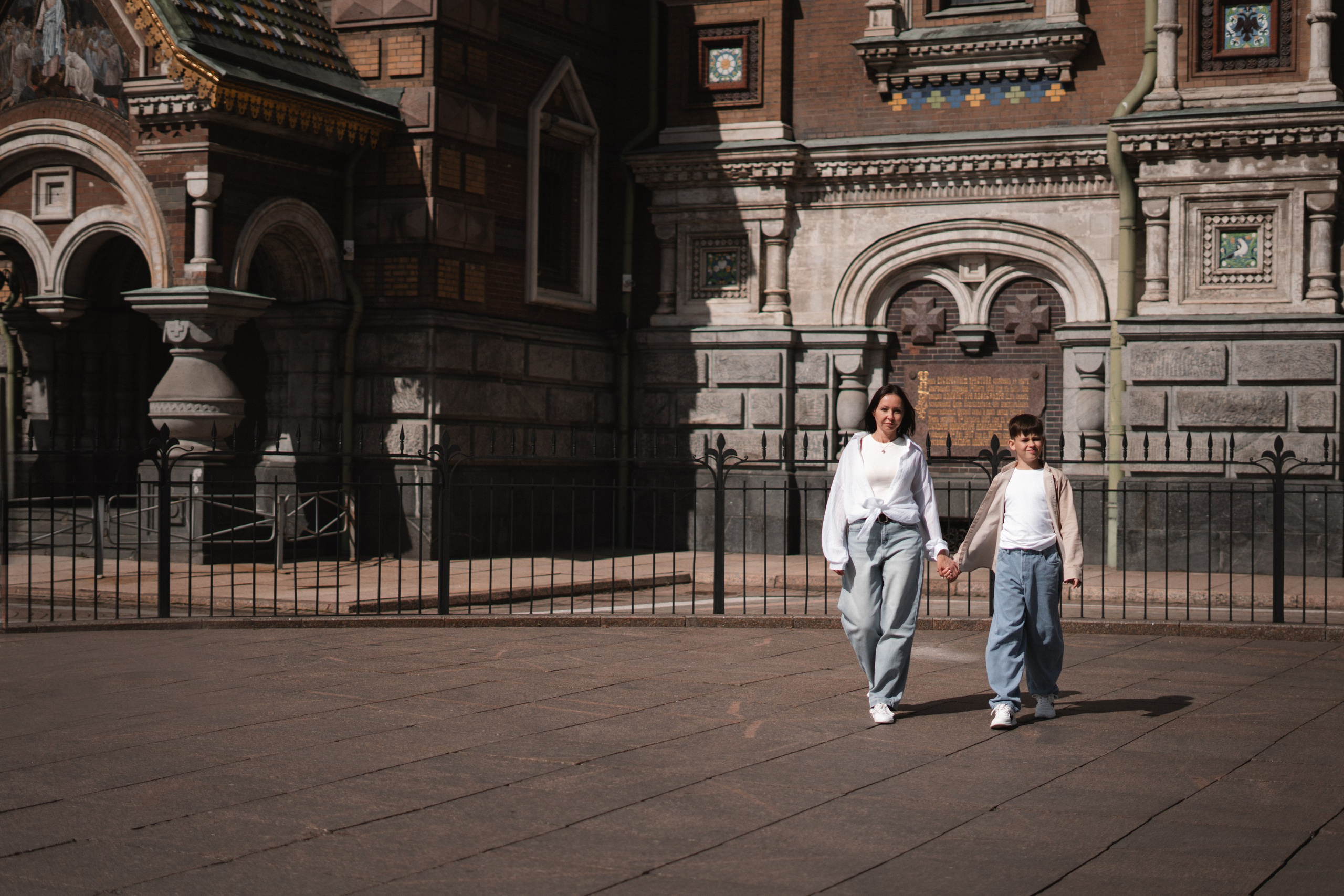 Семейная съемка на улице. Семейный и детский фотограф в Санкт-Петербурге Анна Никитина