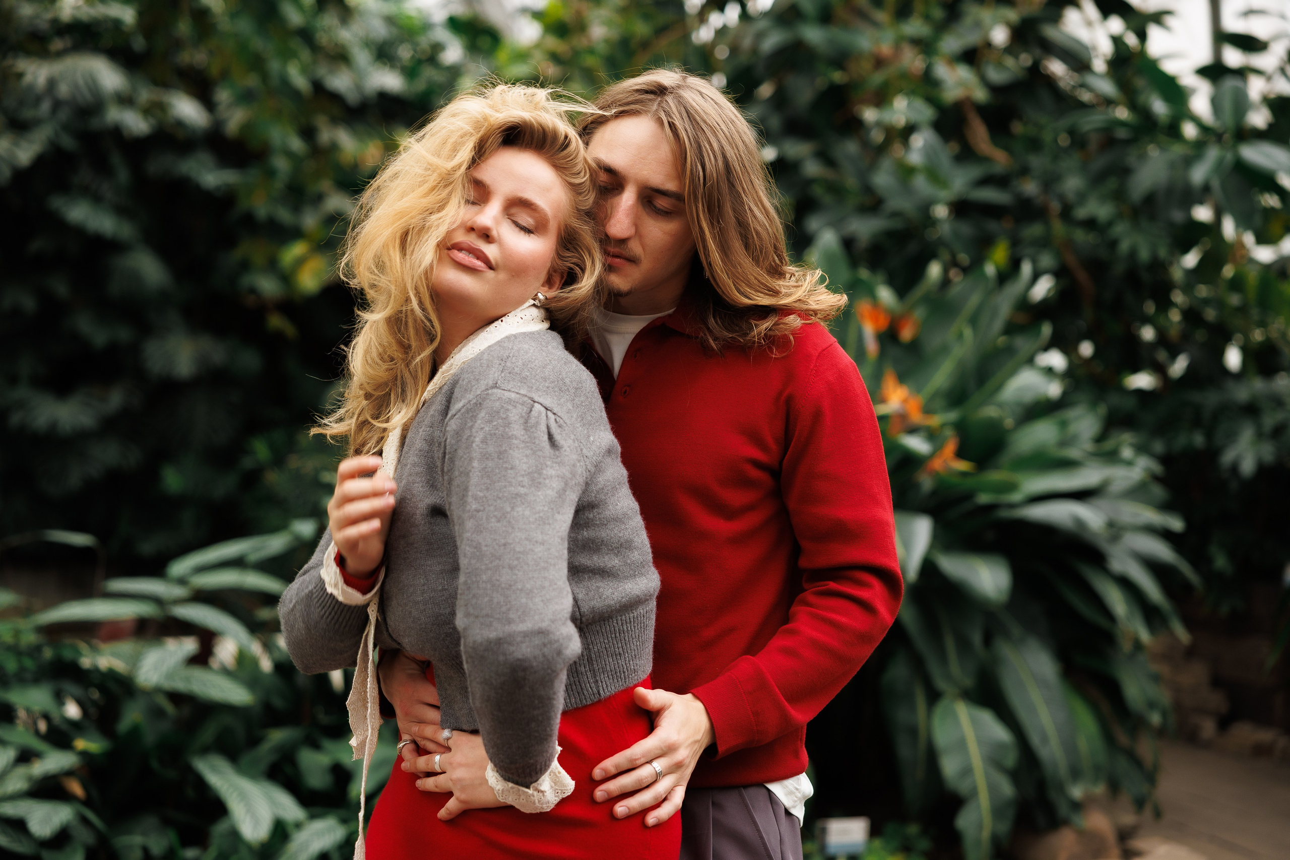 Предложение в оранжерее. Свадебный и семейный фотограф в Москве Красинская Мария