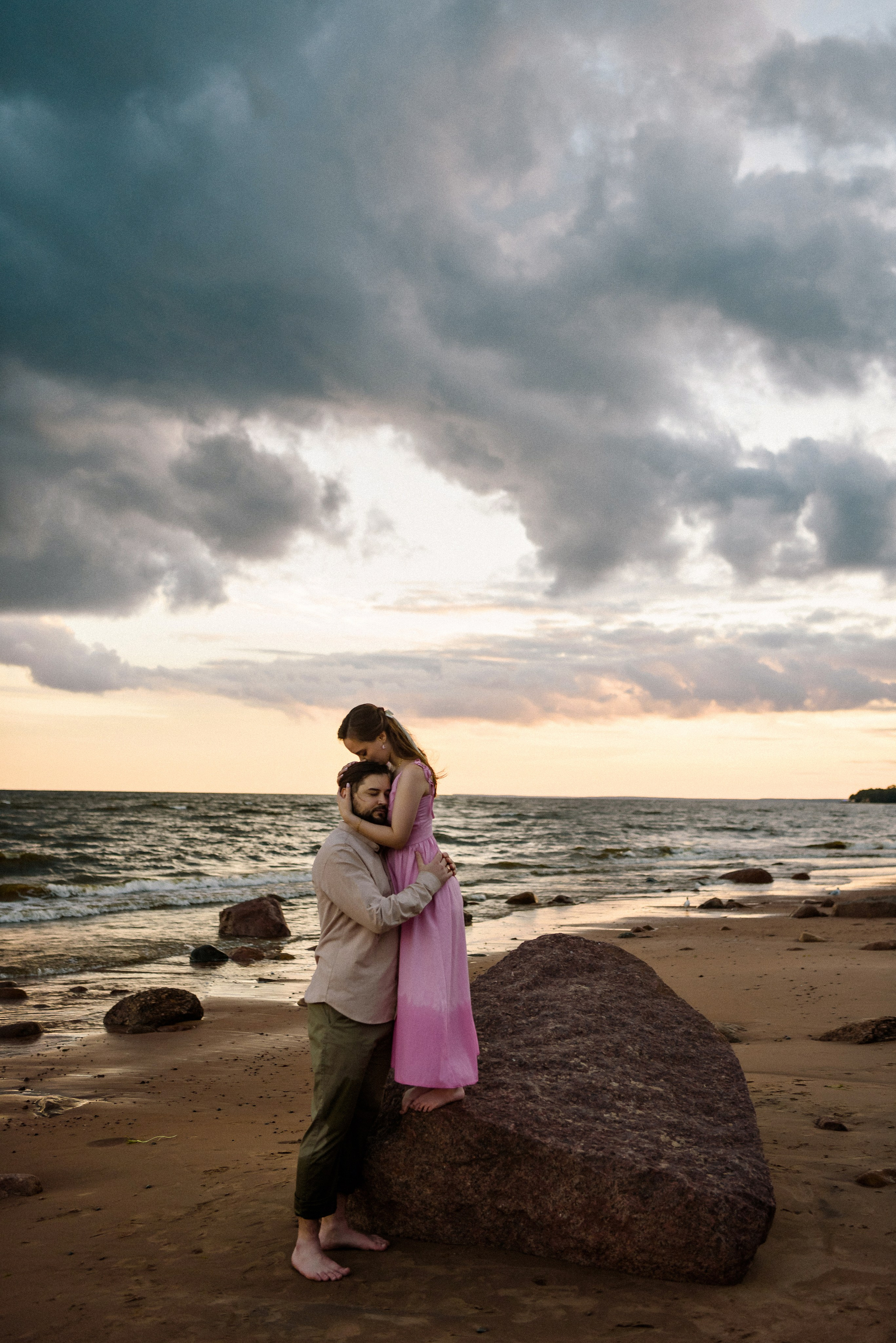 Настя и Вова Финский залив. Свадебный фотограф в Санкт-Петербурге София Шубик