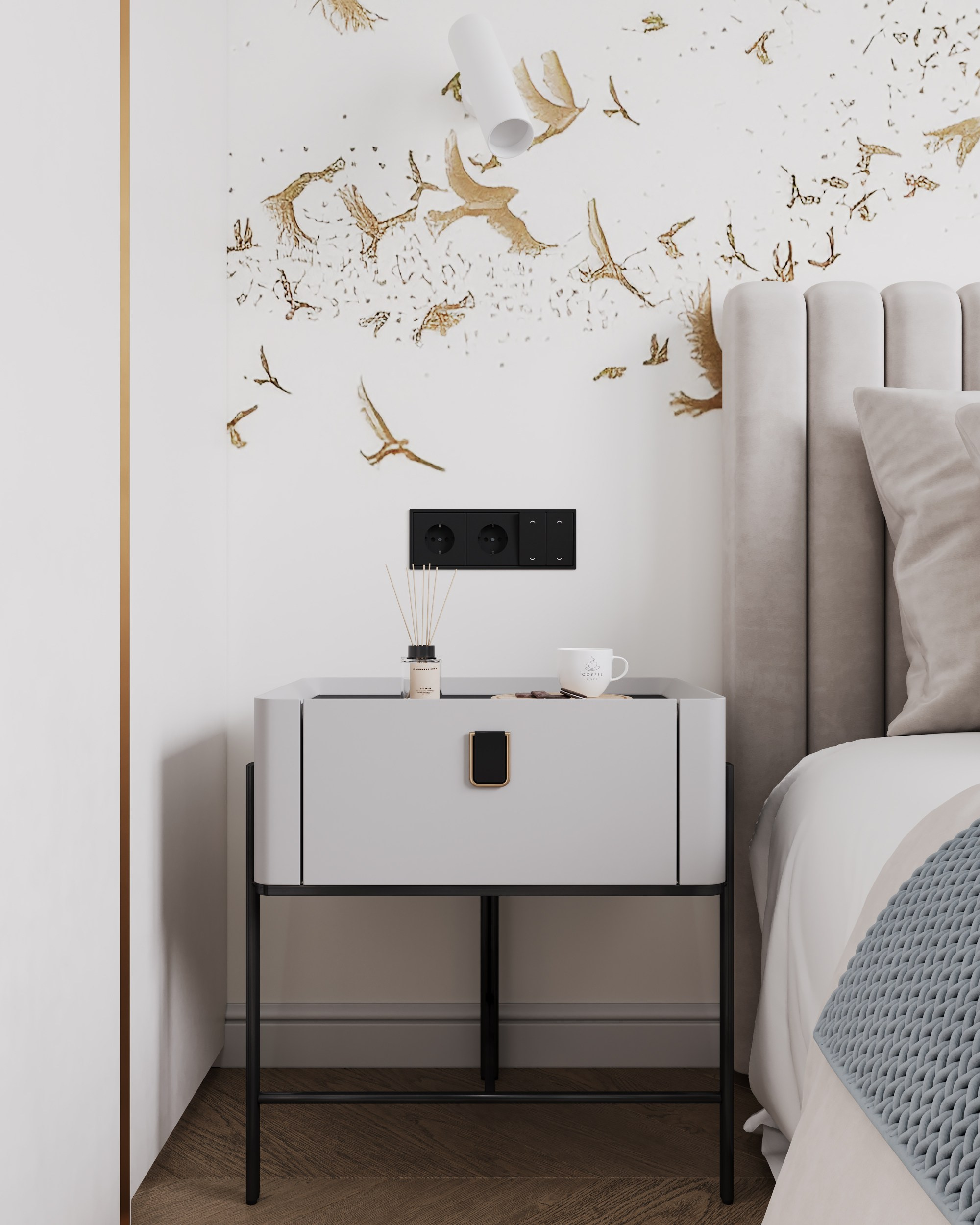 Blue Classic. Дизайн интерьера | 3D визуализация | Миланская Марина