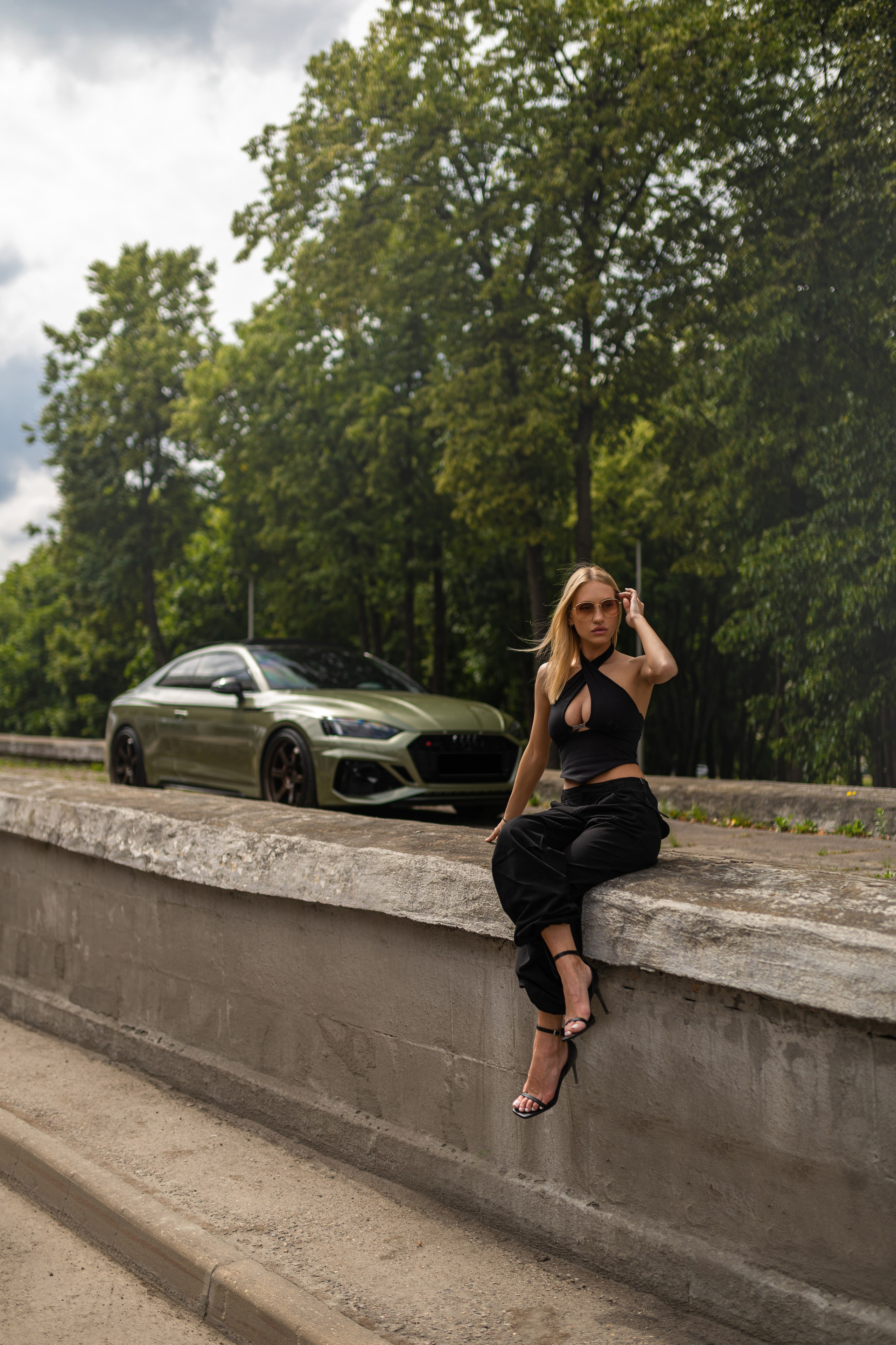 Arina x Audi RS5. Автомобильный фотограф в Москве | Базилев Александр