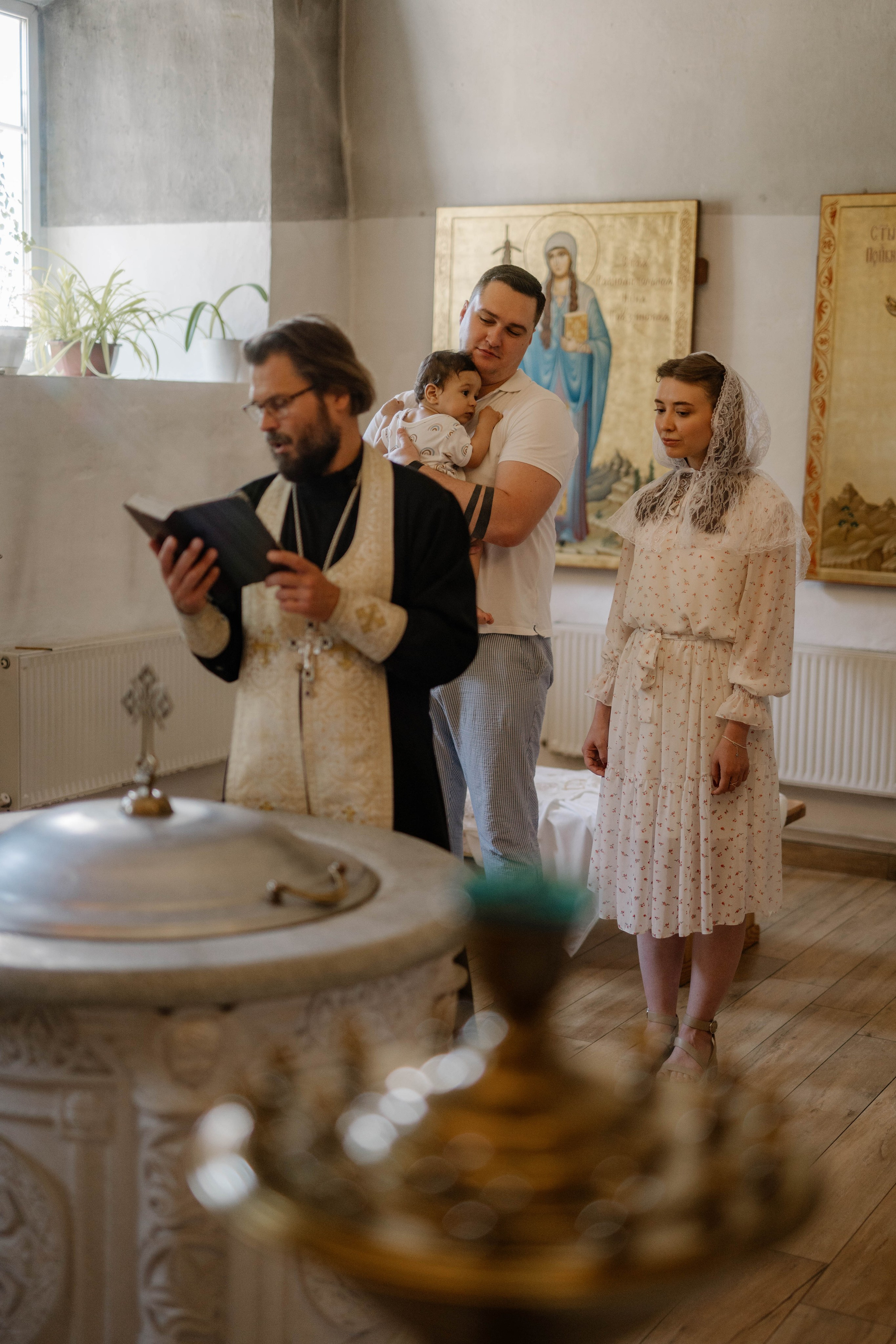 Крещение Мирона. Свадебный и семейный фотограф в Калуге Анна Киреева