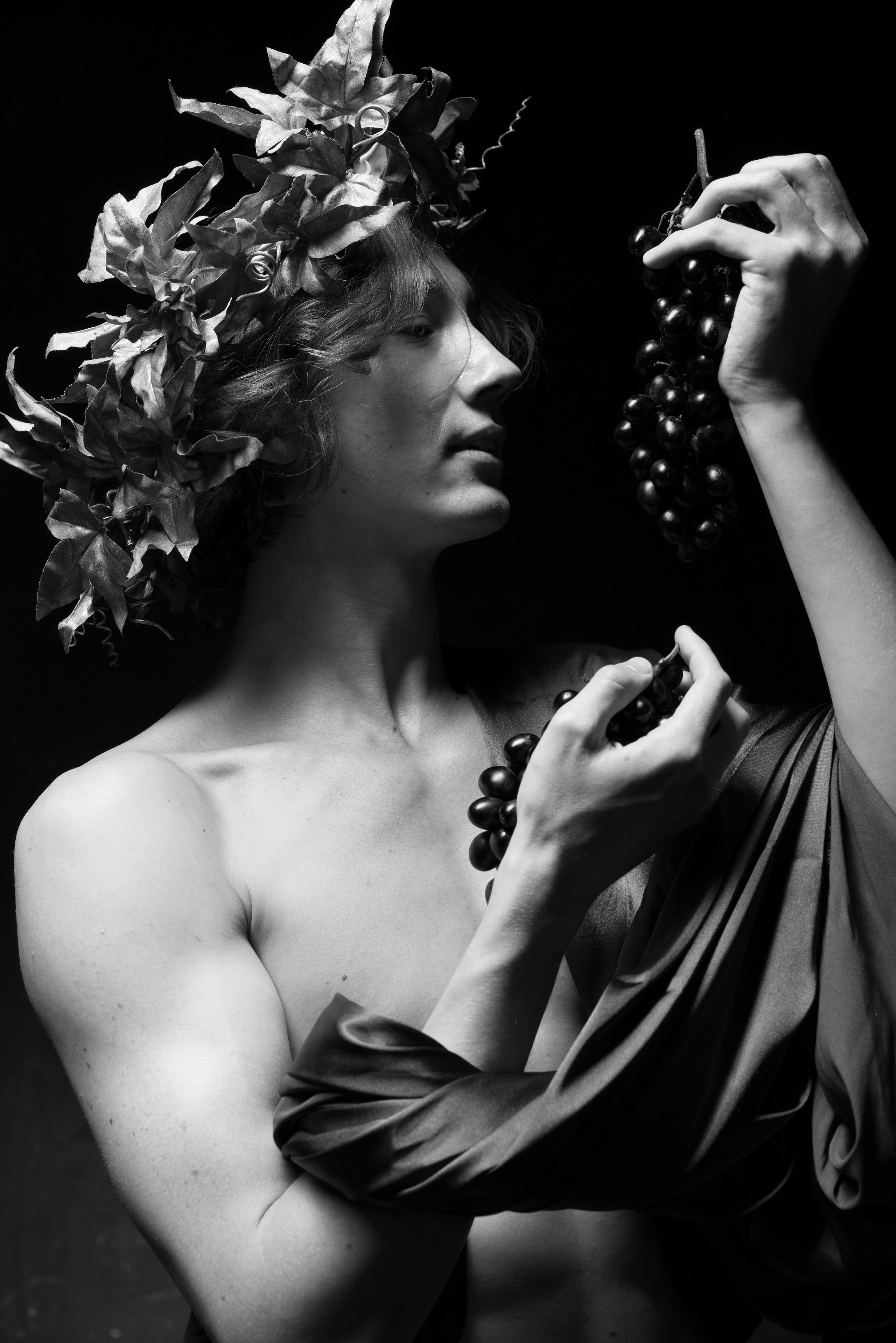 Портрет в образа Бахуса