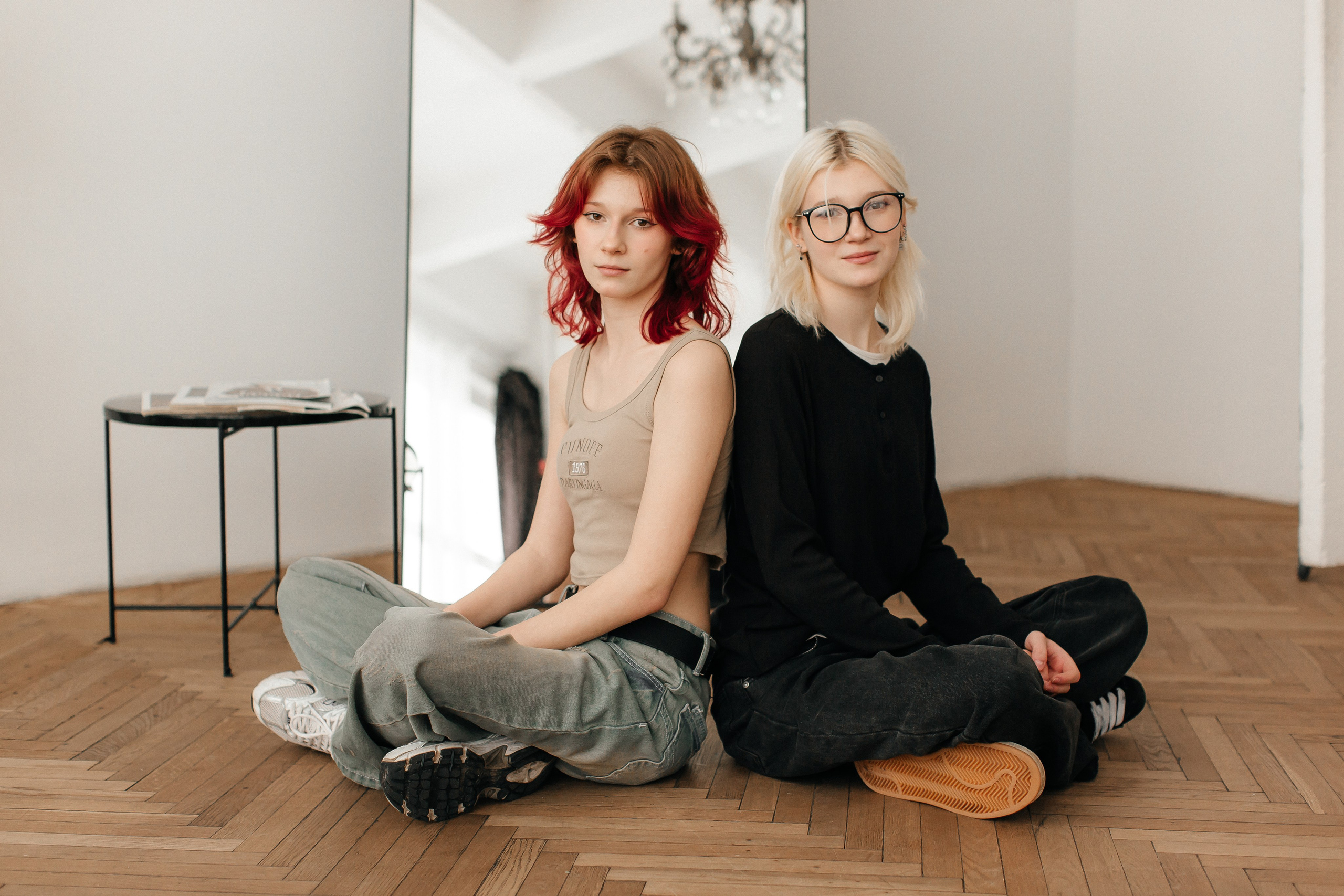 Любовь с семьей в студии. Семейный, детский и школьный фотограф в Москве Рудницкая Анна