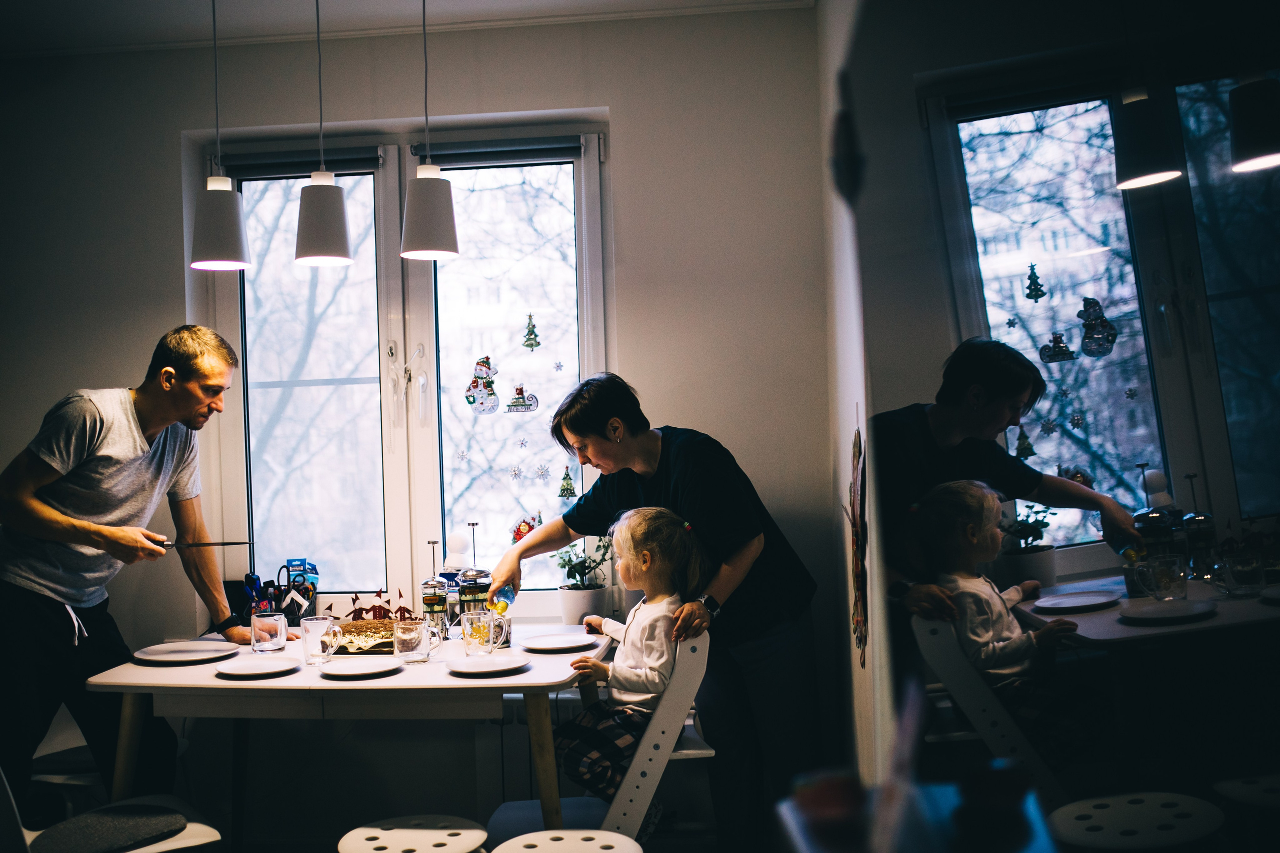 Новогодняя домашняя фотосъемка. Фотограф Лебедева Наталья