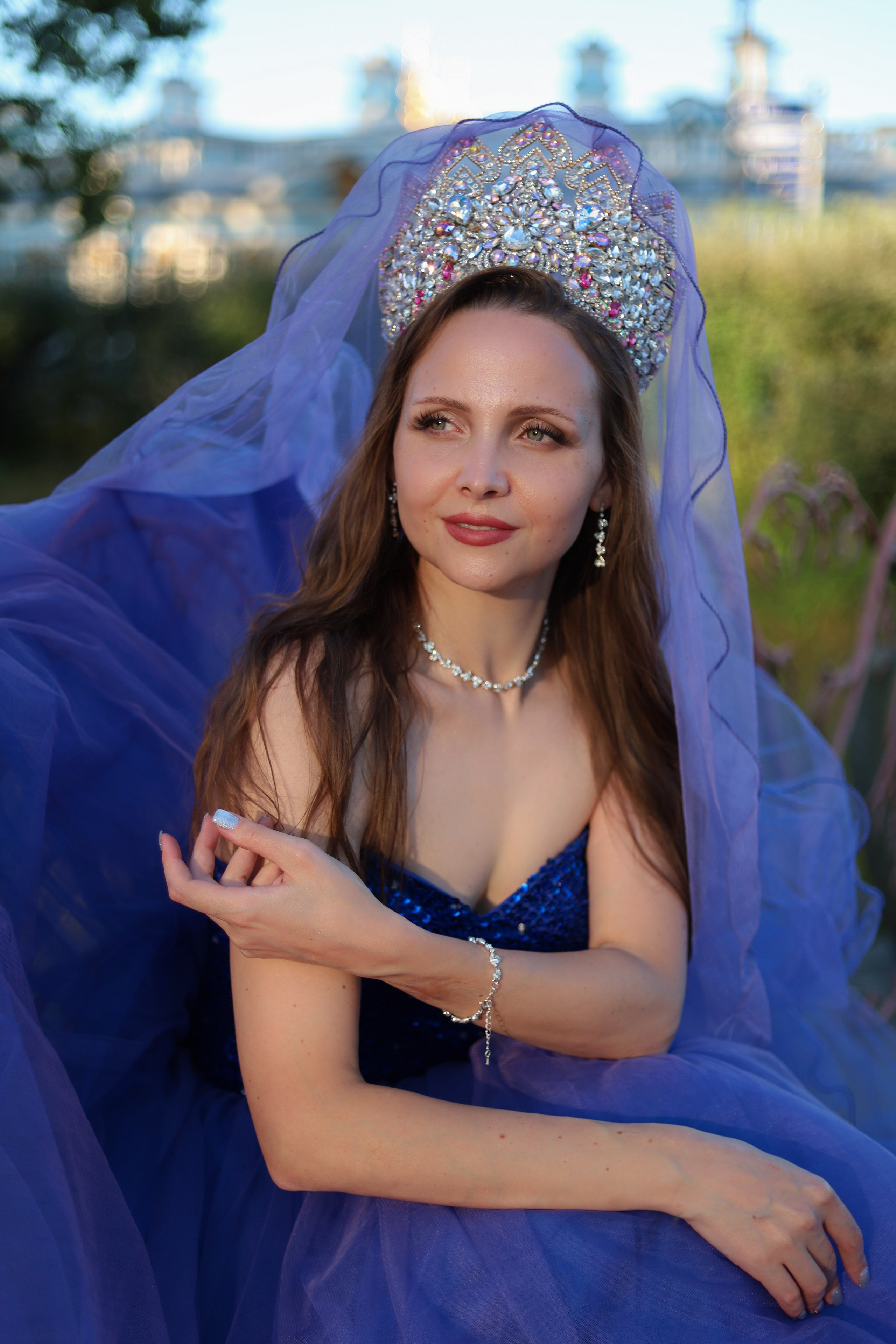Царское село. Победительница конкурса красоты. Женский портрет. Корона. Портфолио