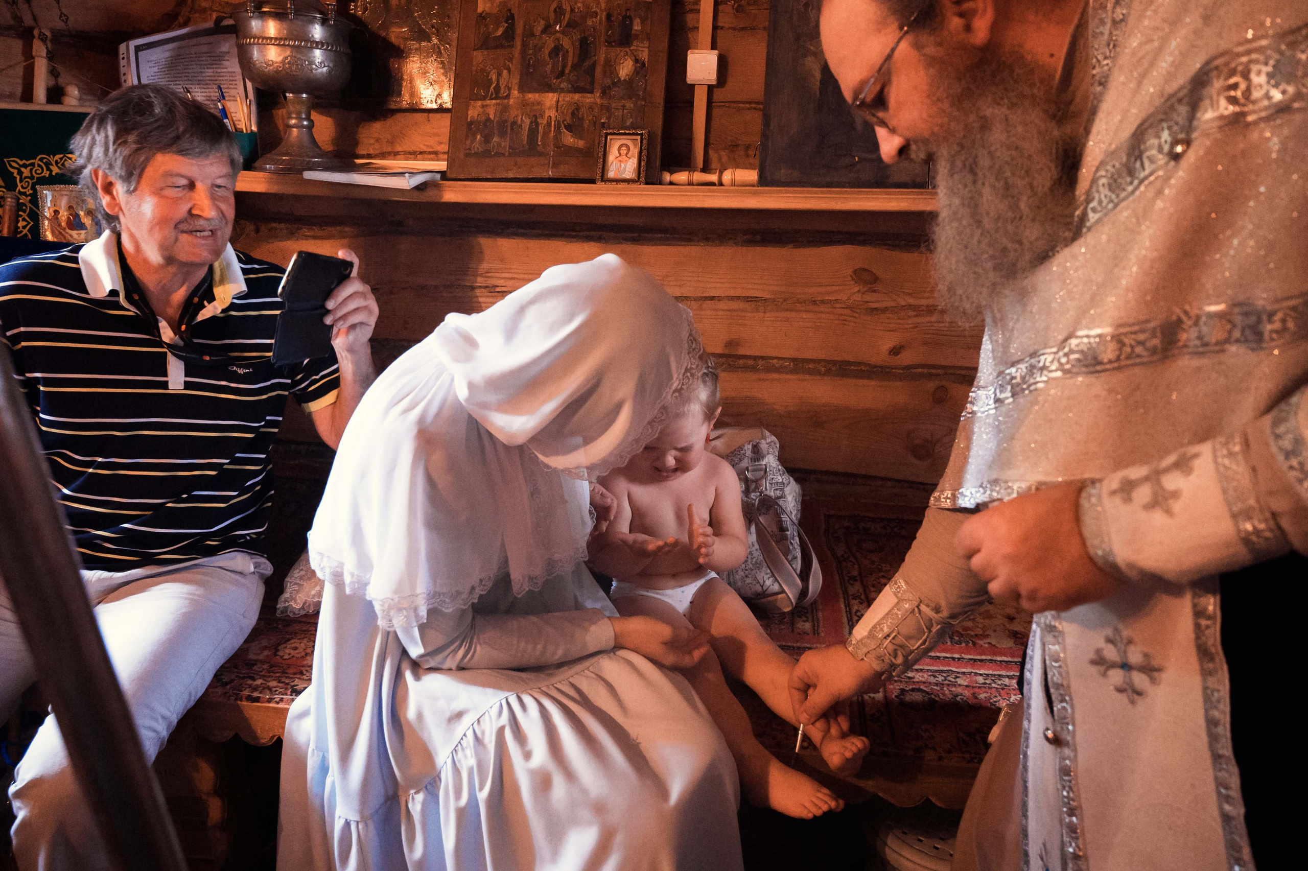 Крещение Марии храм на Мосфильмовской. Фотограф Алёна Мил