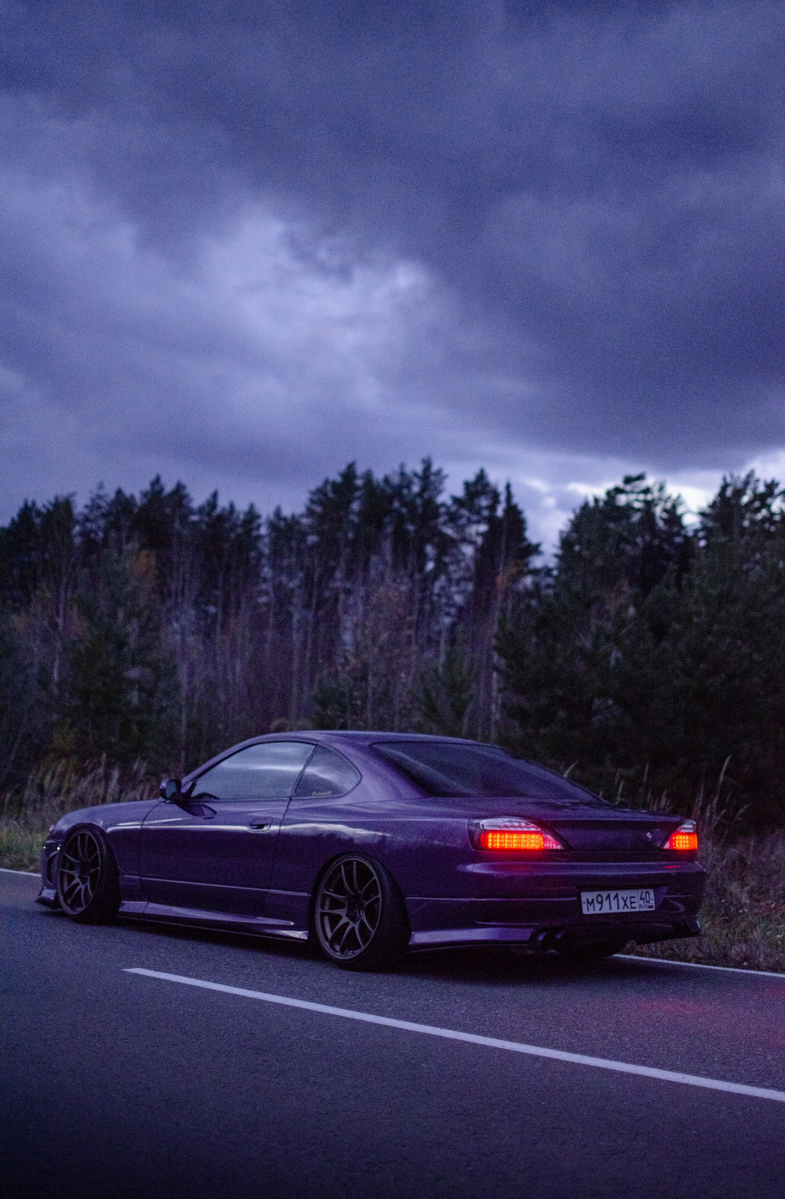 Автомобильная фото-сессия Nissan Silvia S15 Plum в Калуге