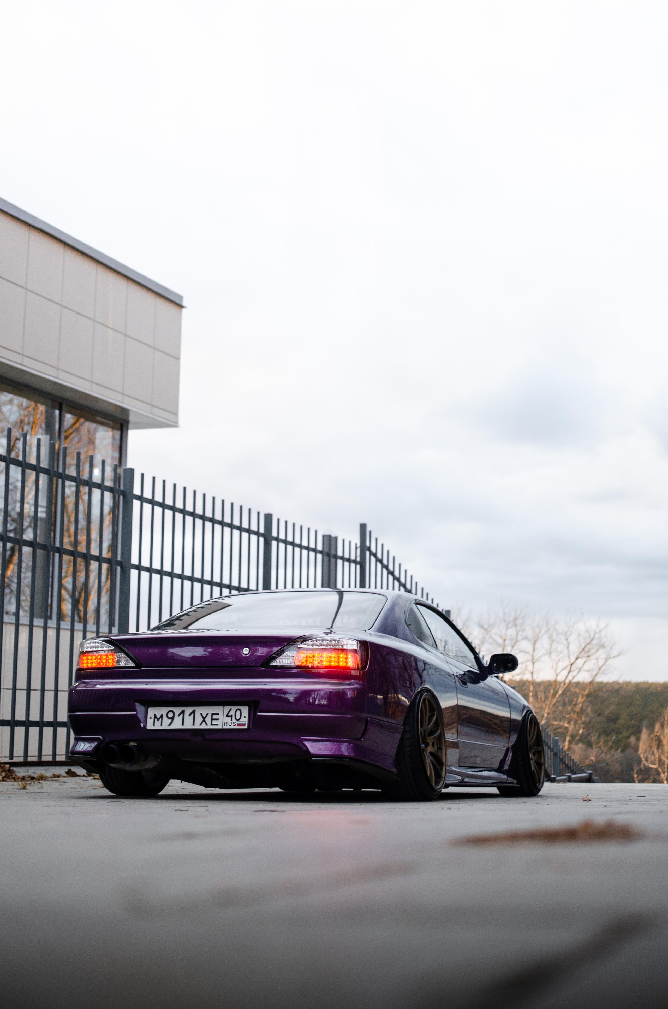 Автомобильная фото-сессия Nissan Silvia S15 Plum в Калуге