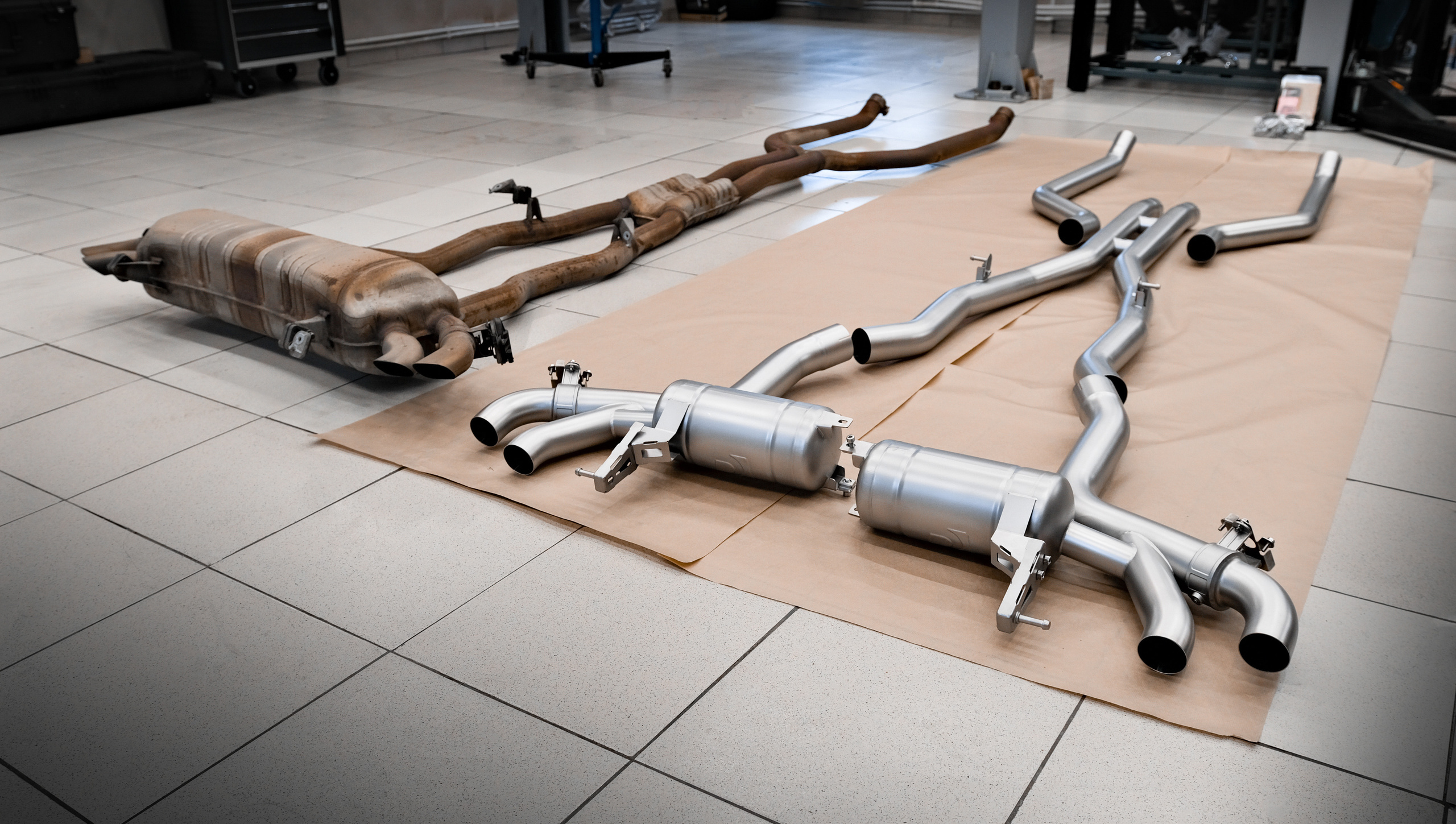 Предметная фотосъёмка для Deikin Exhaust в Калуге