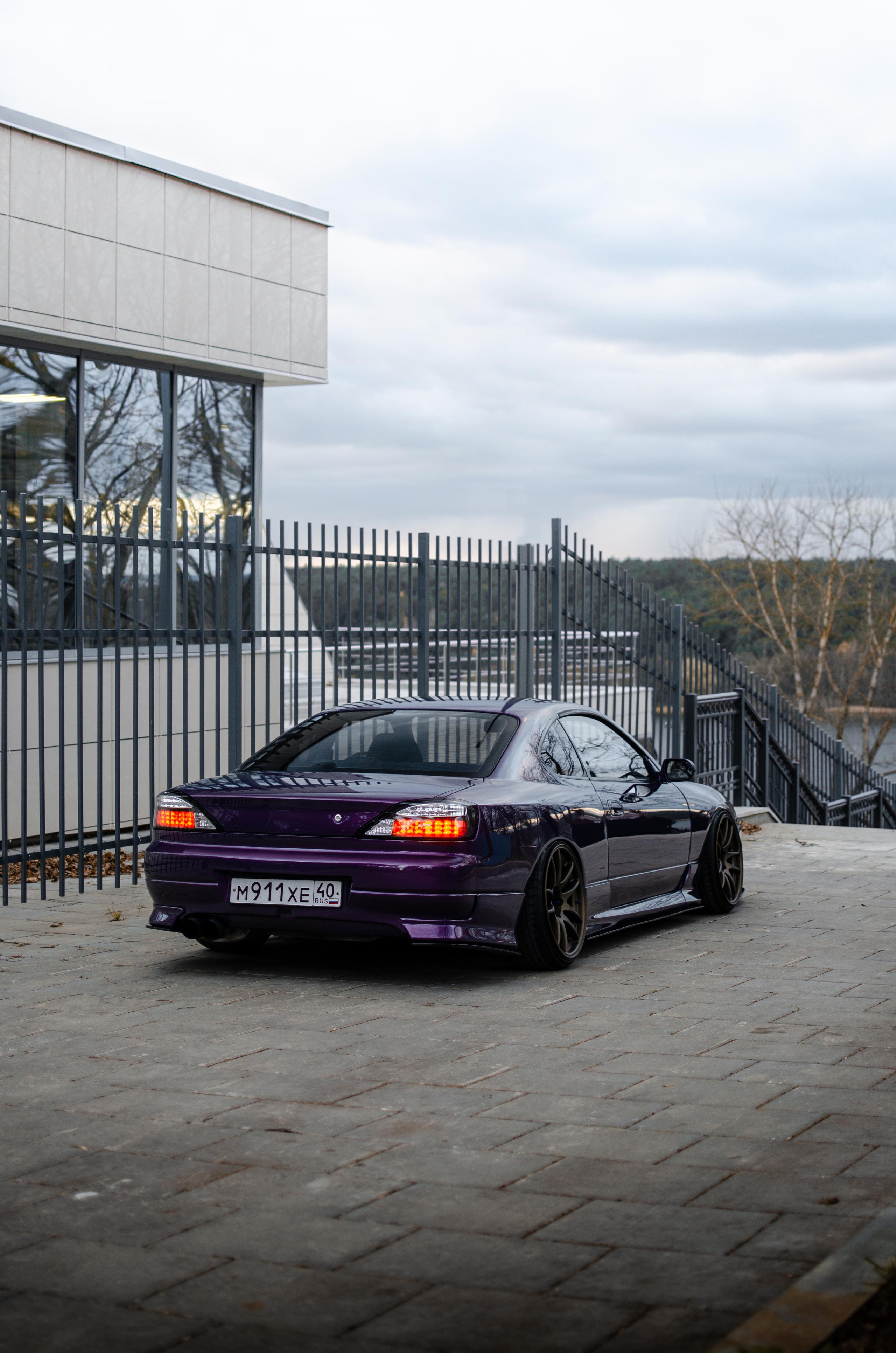 Автомобильная фото-сессия Nissan Silvia S15 Plum в Калуге