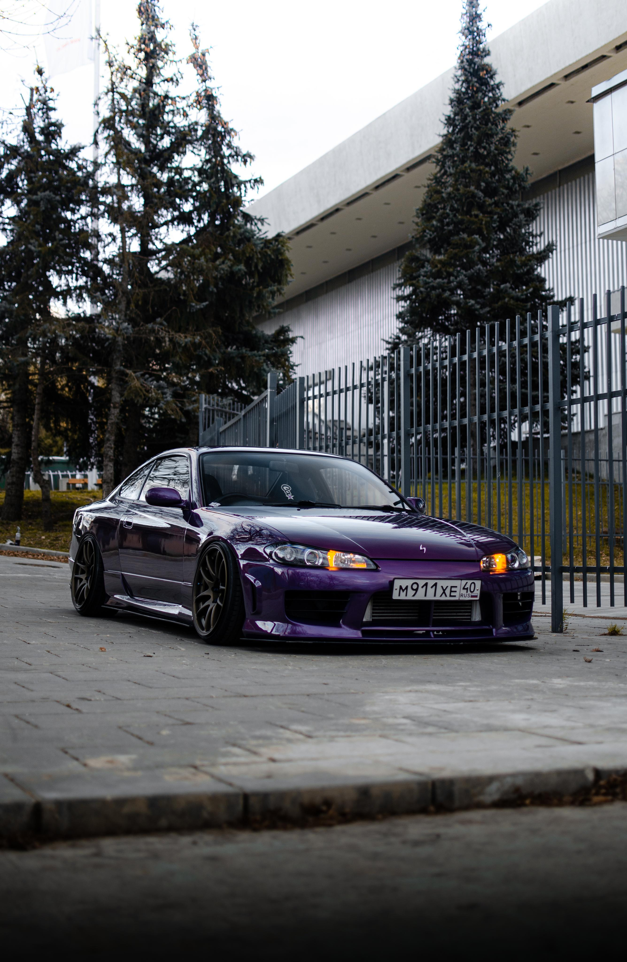 Автомобильная фото-сессия Nissan Silvia S15 Plum в Калуге