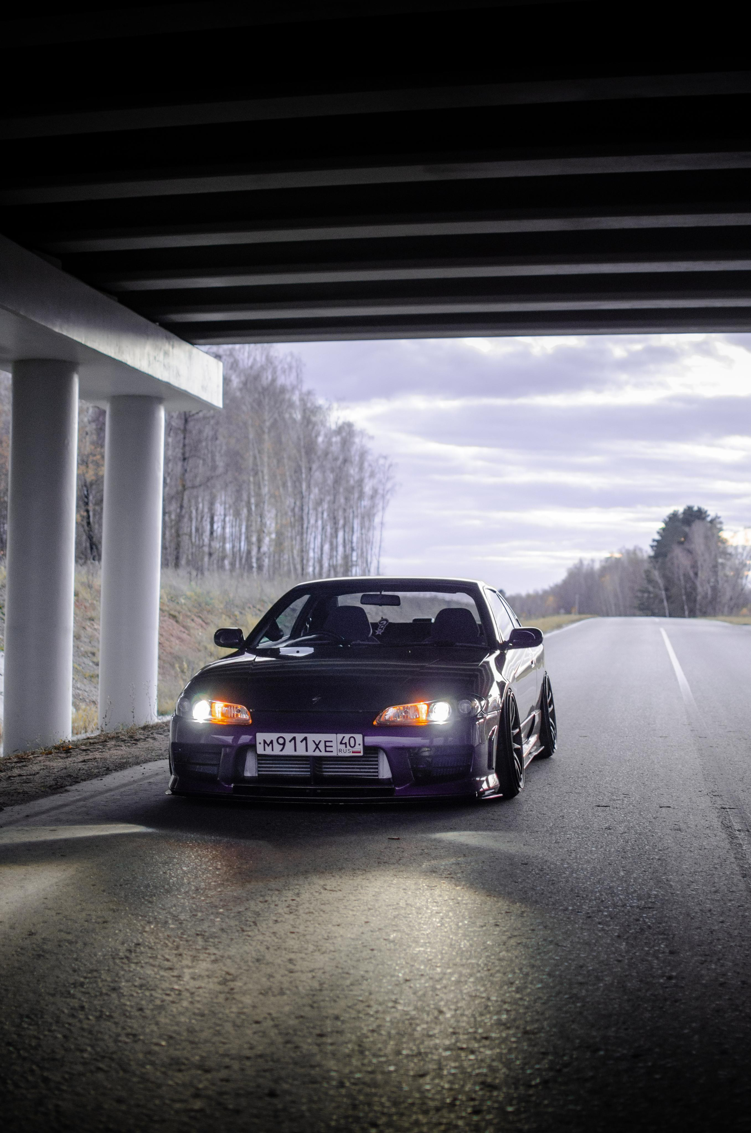 Автомобильная фото-сессия Nissan Silvia S15 Plum в Калуге