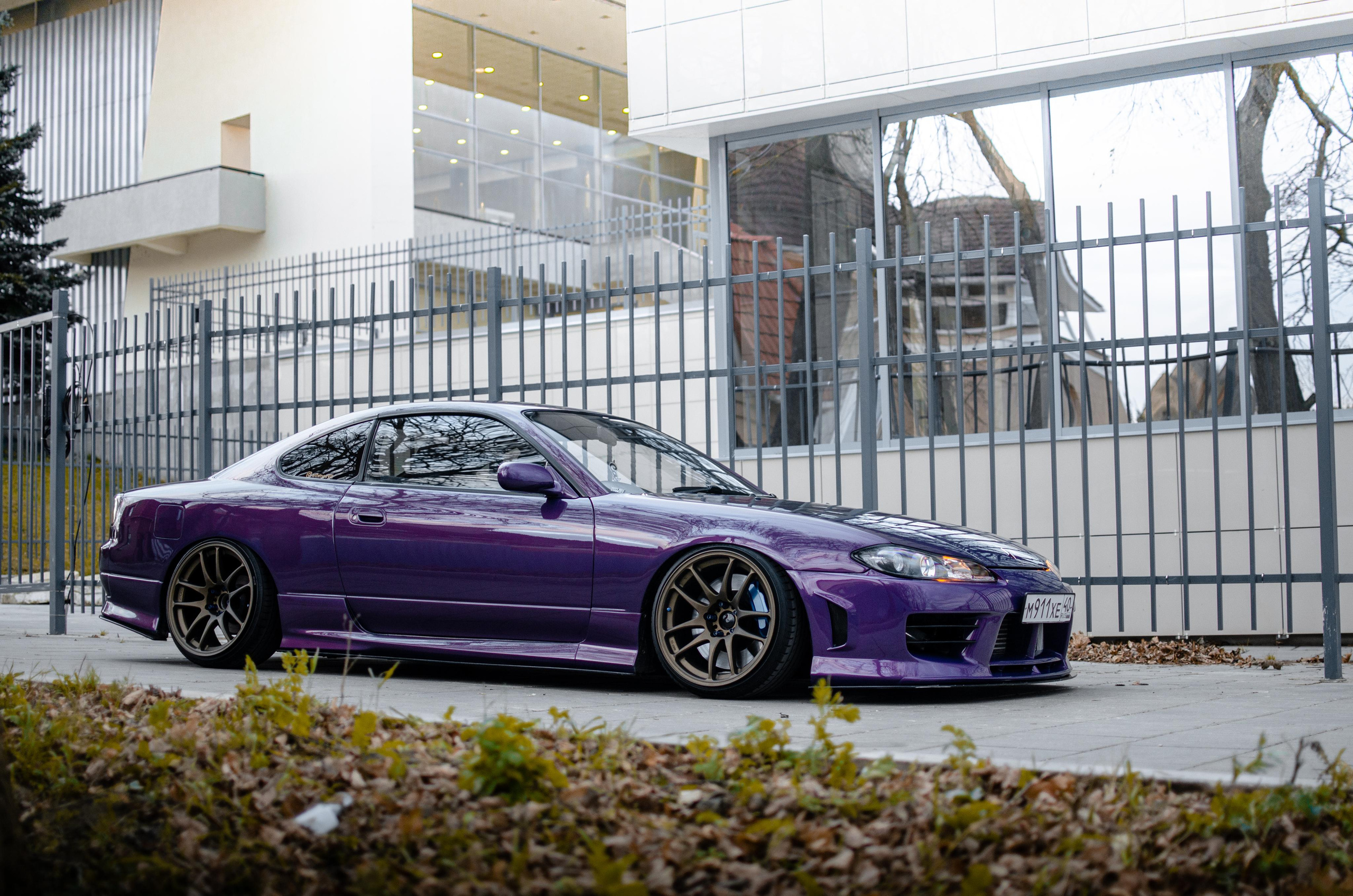 Автомобильная фото-сессия Nissan Silvia S15 Plum в Калуге