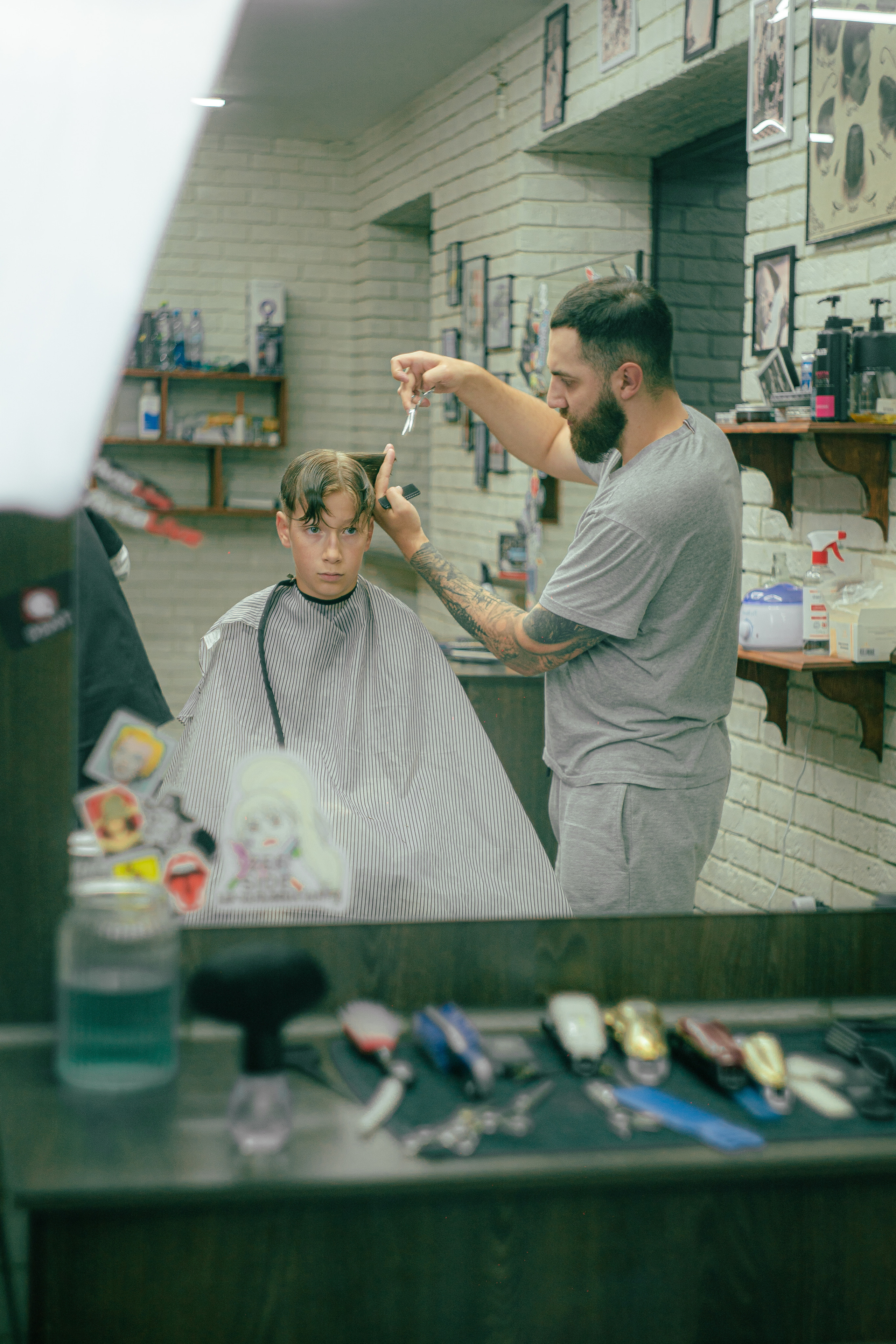 Имиджевая фото-сессия для CutRoom Barbershop в Калуге