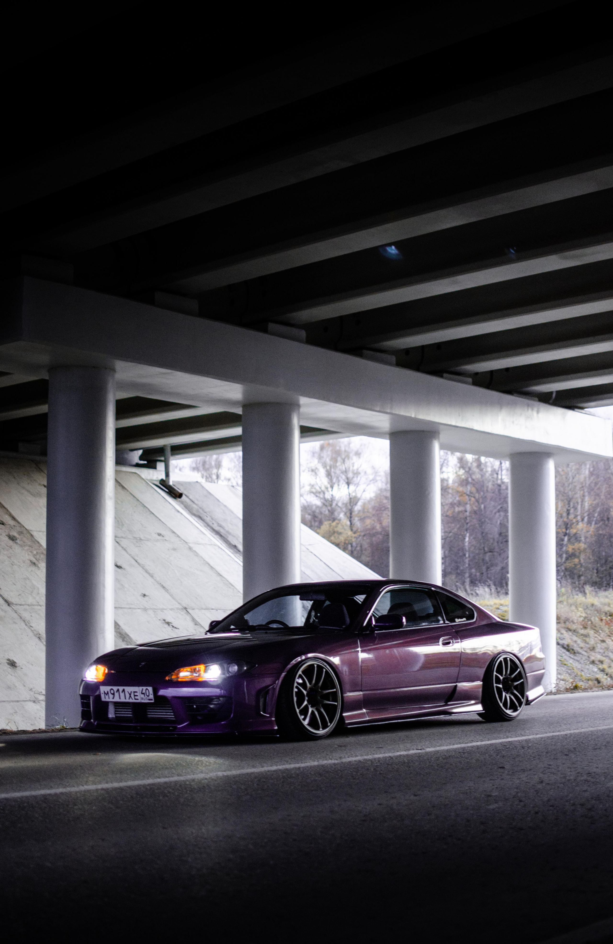 Автомобильная фото-сессия Nissan Silvia S15 Plum в Калуге