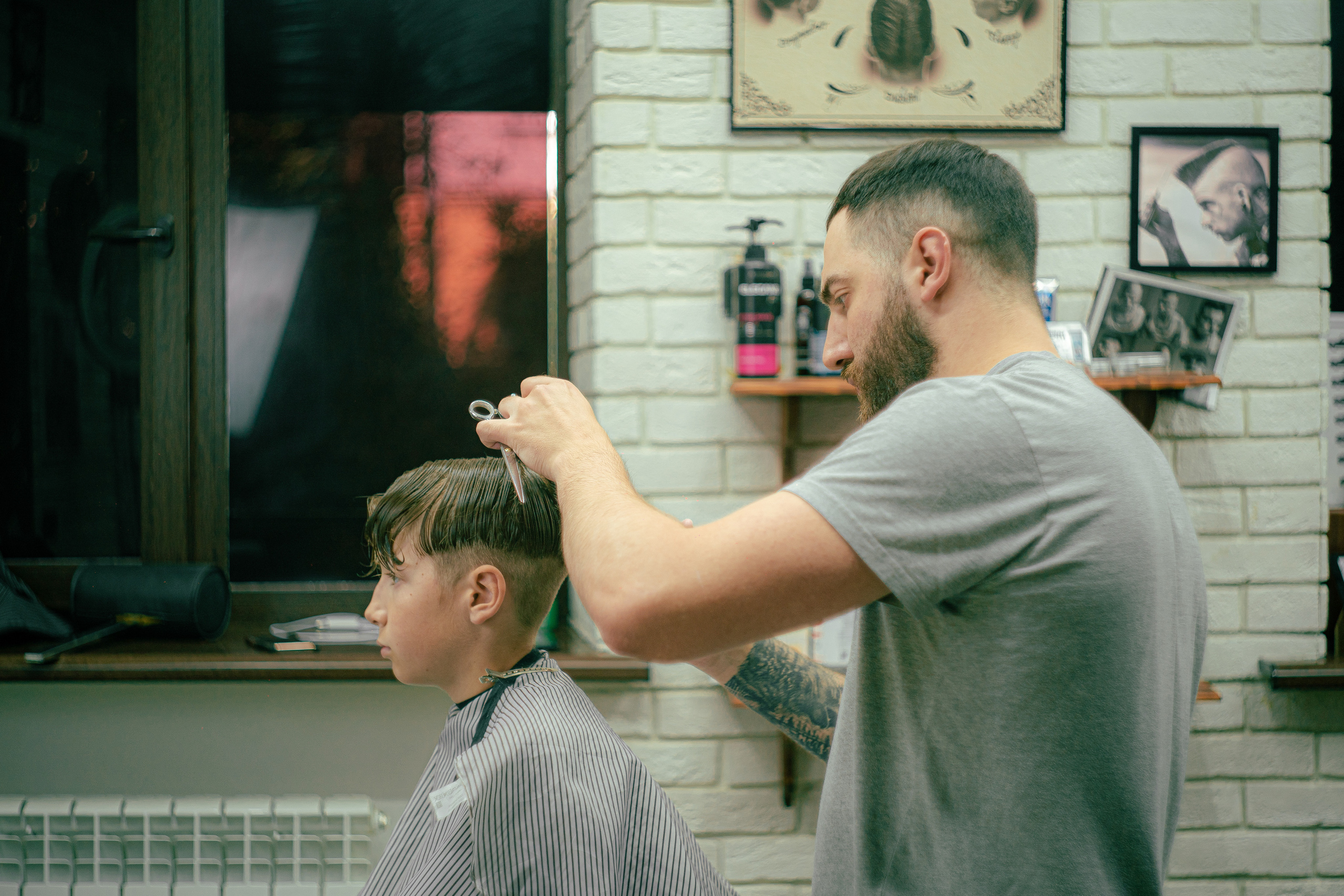 Имиджевая фото-сессия для CutRoom Barbershop в Калуге
