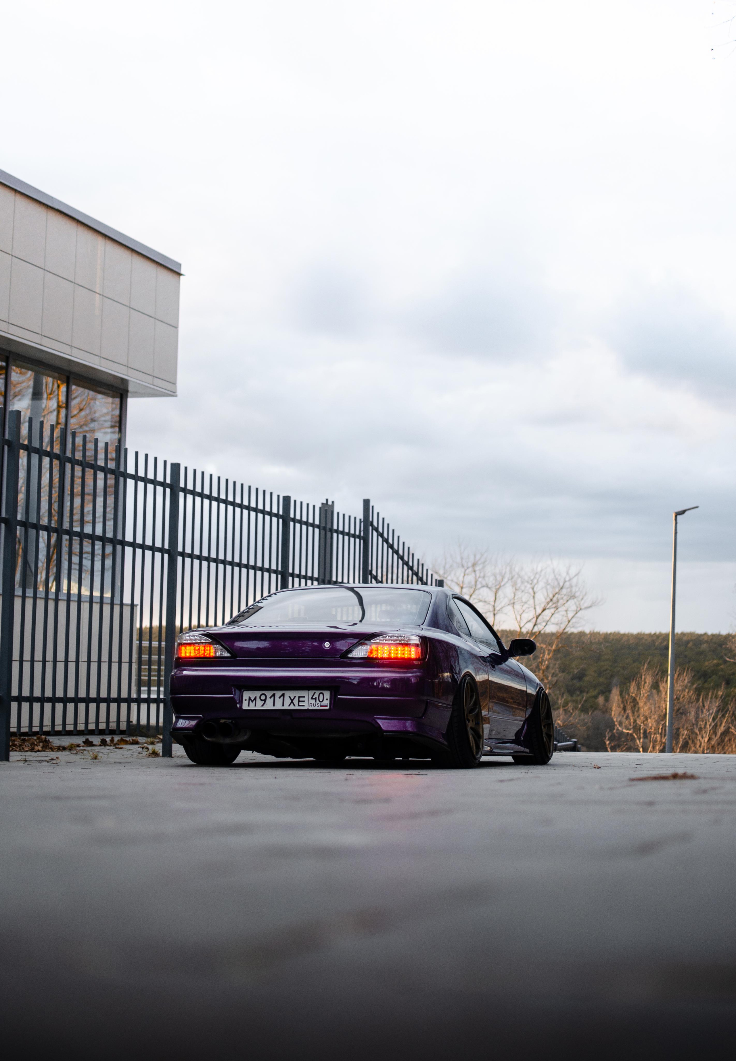 Автомобильная фото-сессия Nissan Silvia S15 Plum в Калуге