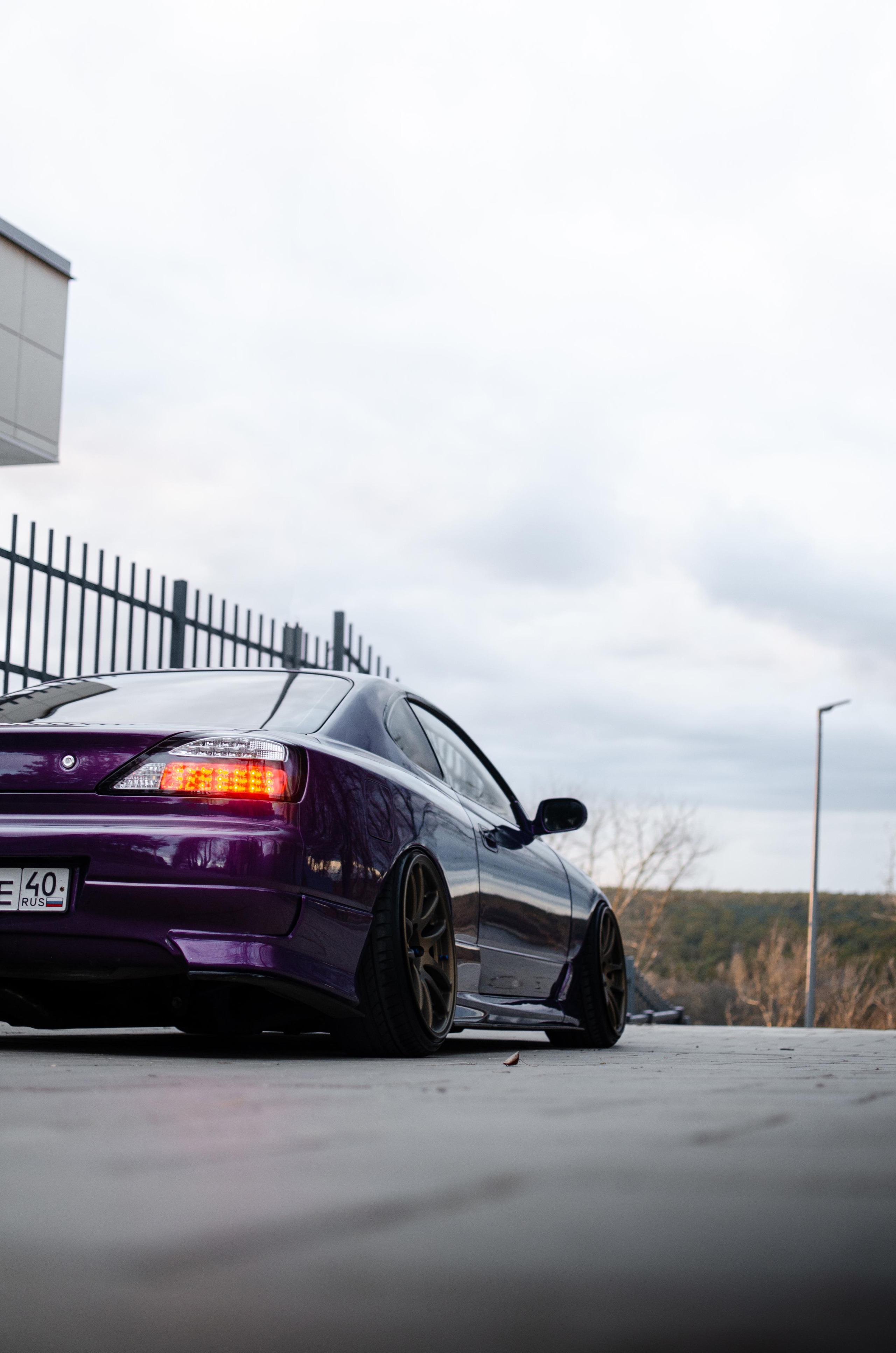 Автомобильная фото-сессия Nissan Silvia S15 Plum в Калуге