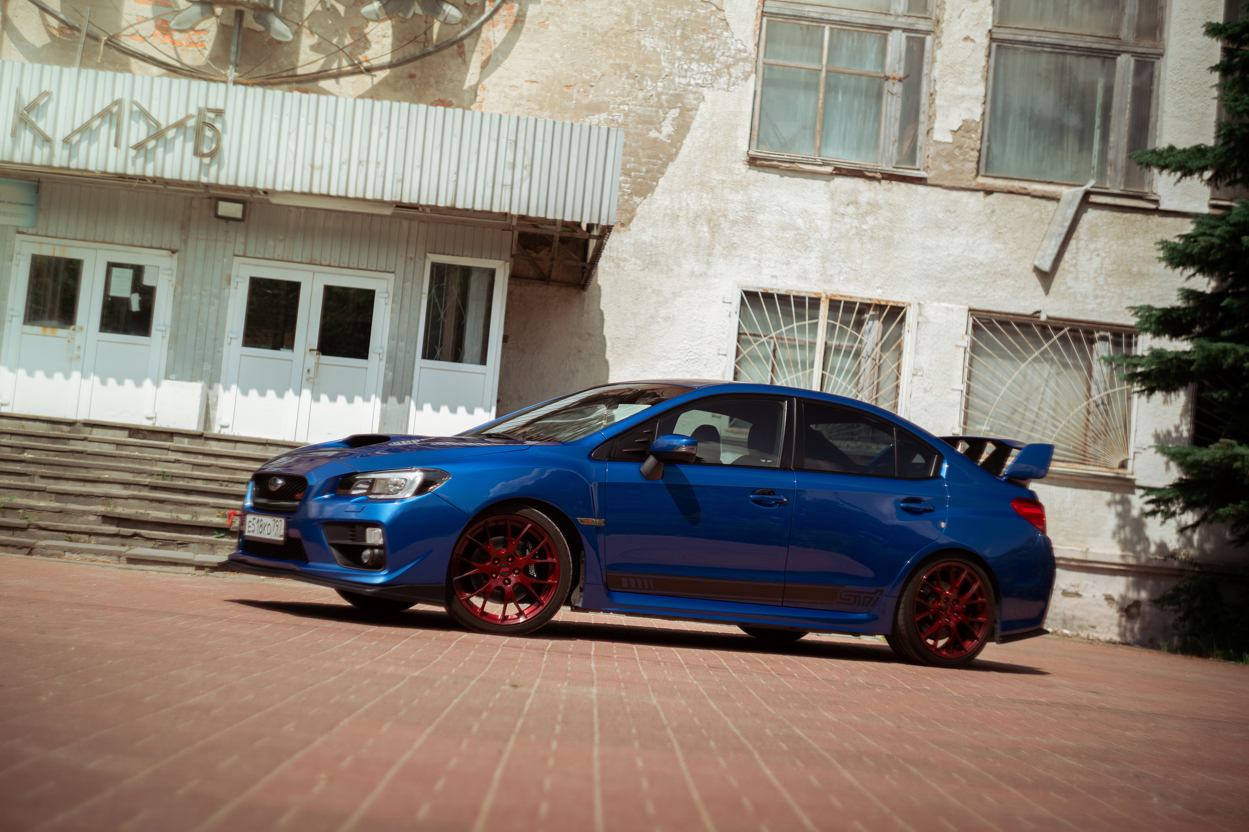 Автомобильная фото-сессия Subaru Impreza WRX STI в Калуге