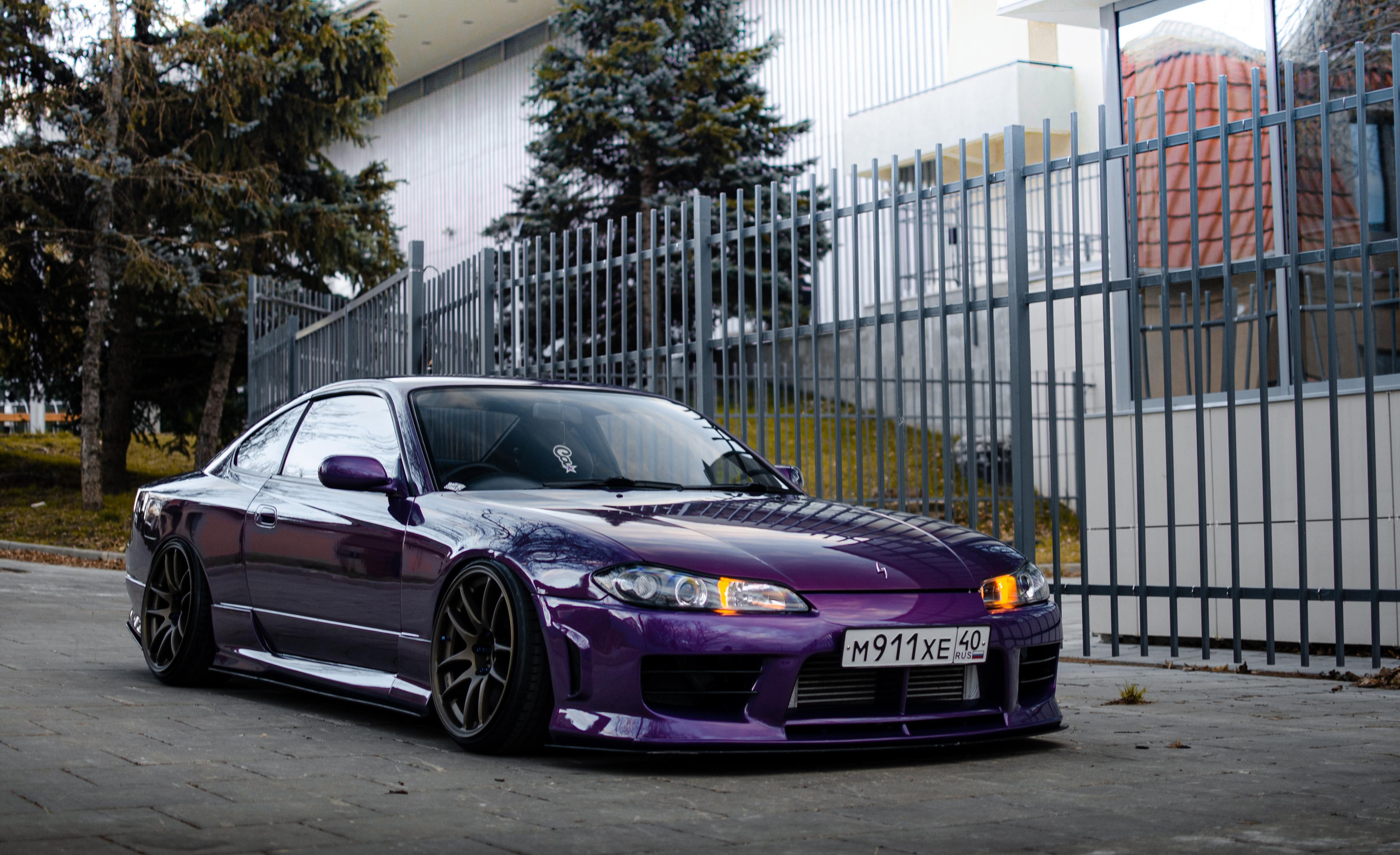 Автомобильная фото-сессия Nissan Silvia S15 Plum в Калуге