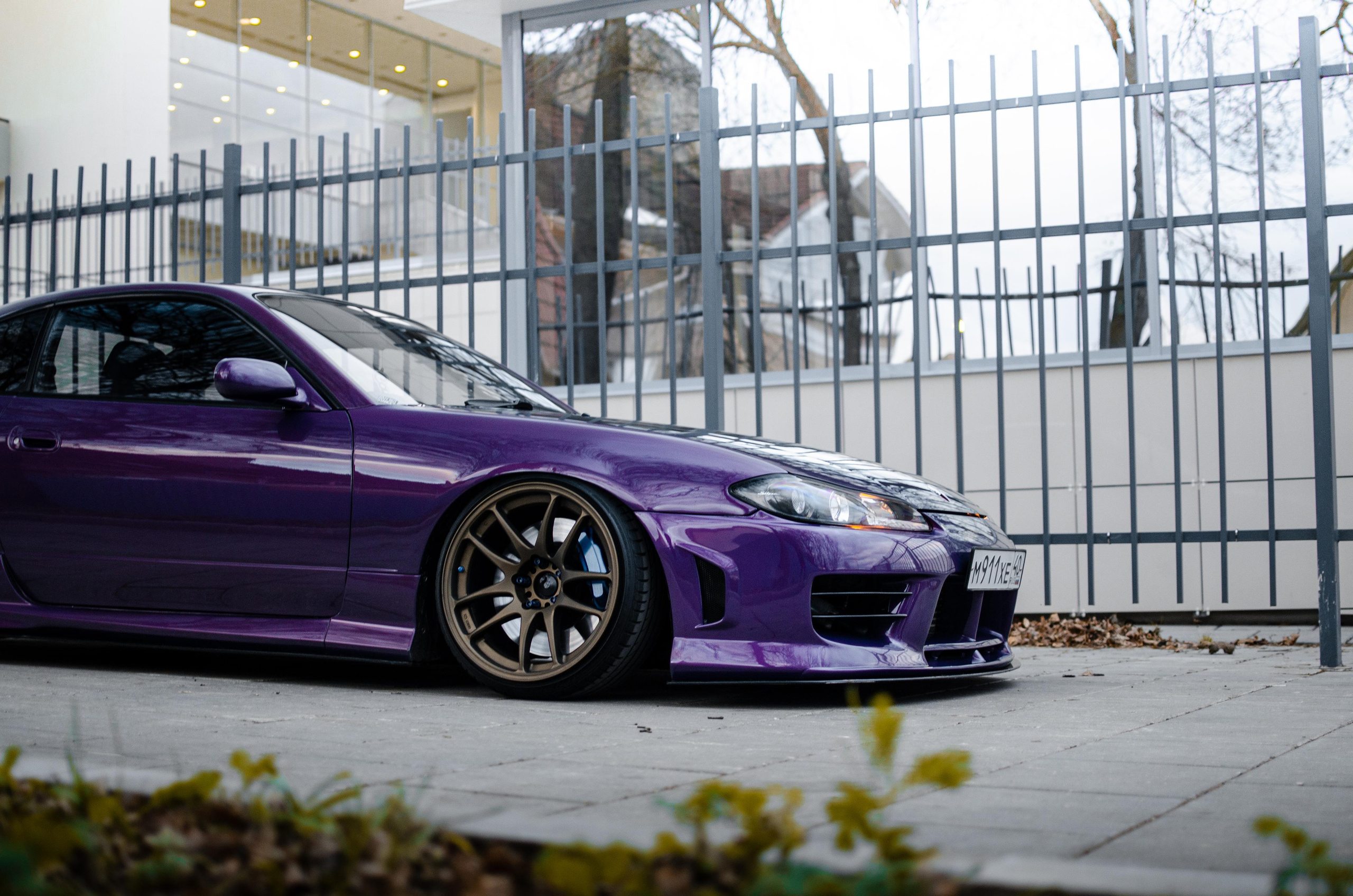Автомобильная фото-сессия Nissan Silvia S15 Plum в Калуге