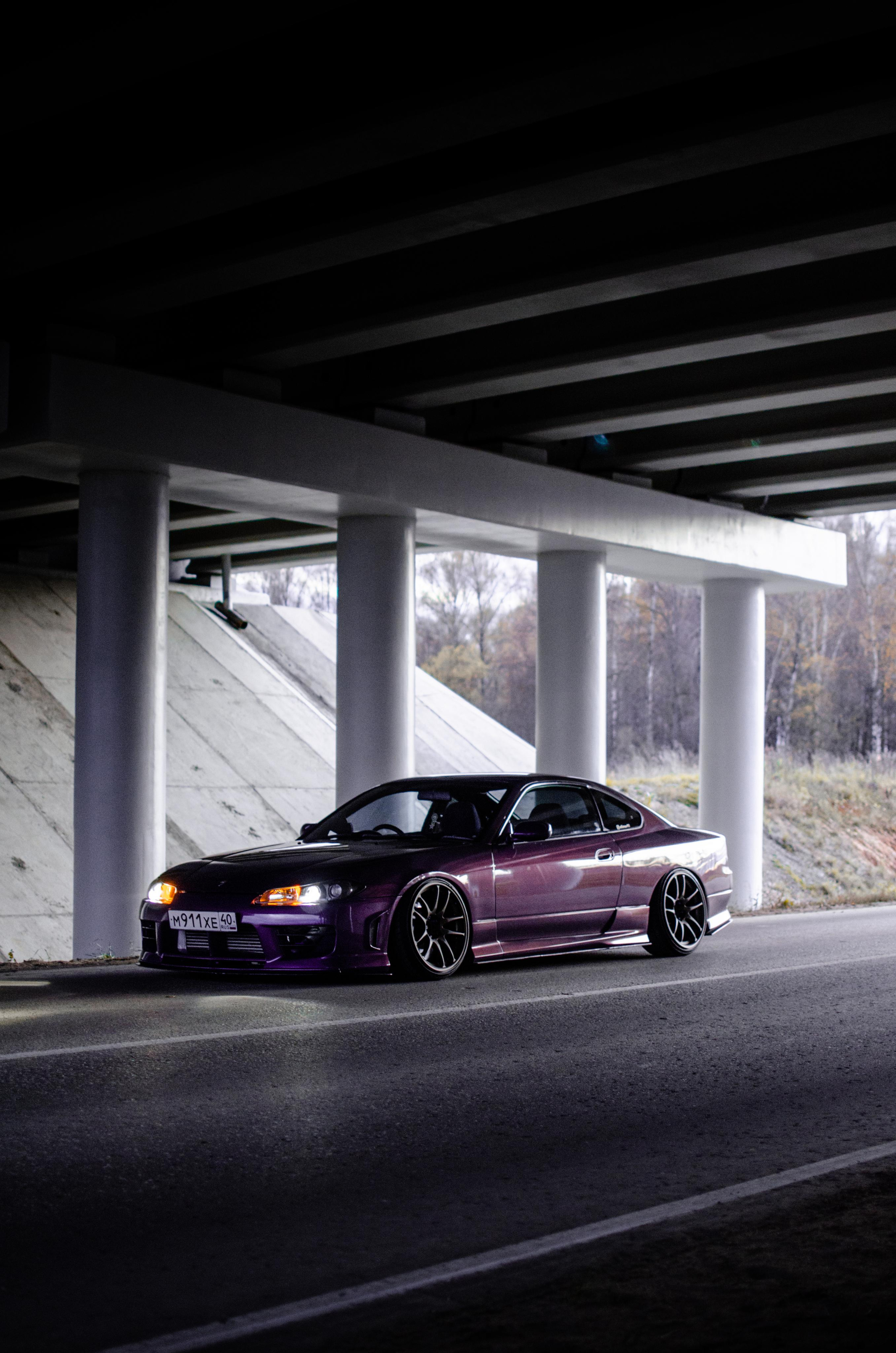 Автомобильная фото-сессия Nissan Silvia S15 Plum в Калуге