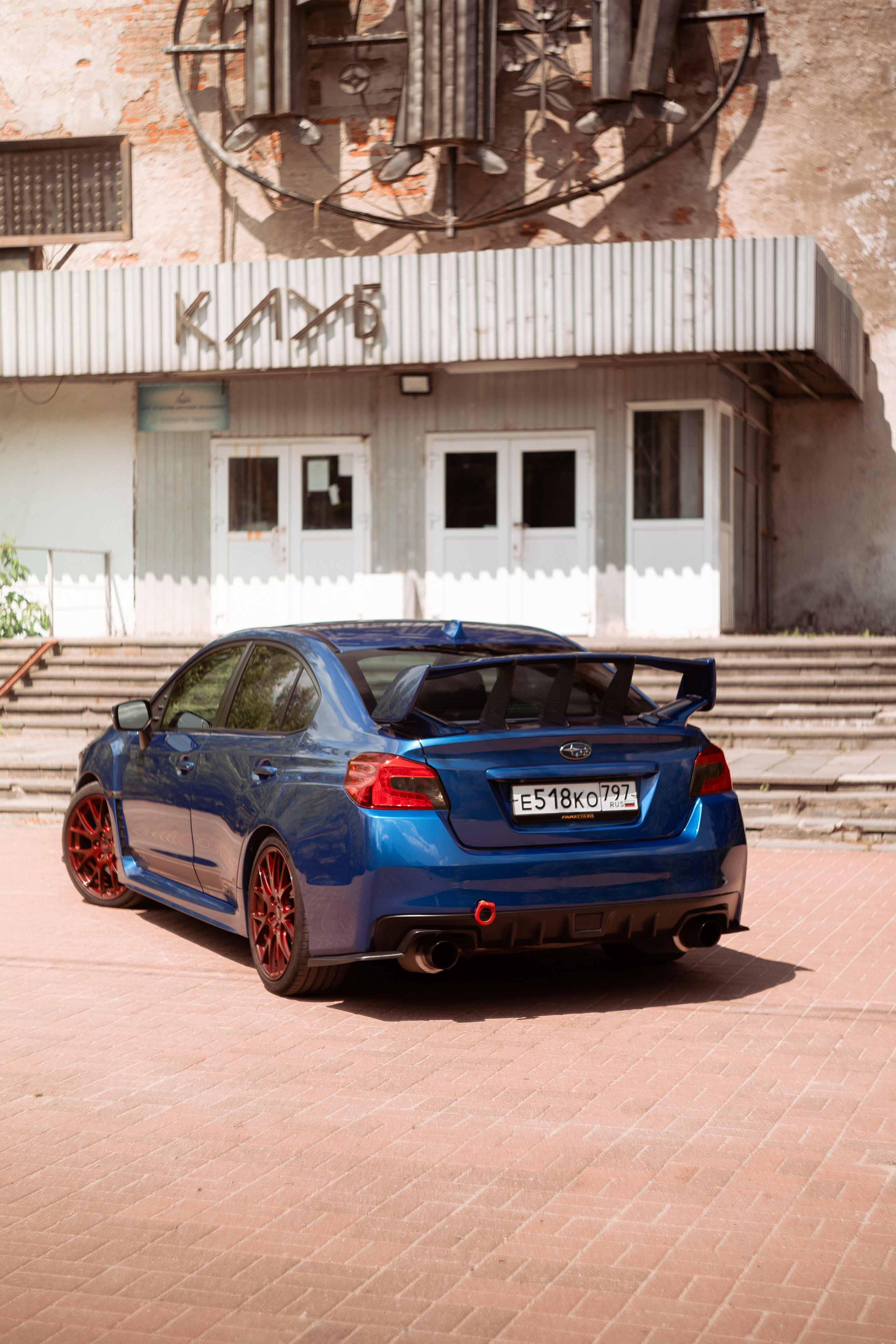 Автомобильная фото-сессия Subaru Impreza WRX STI в Калуге
