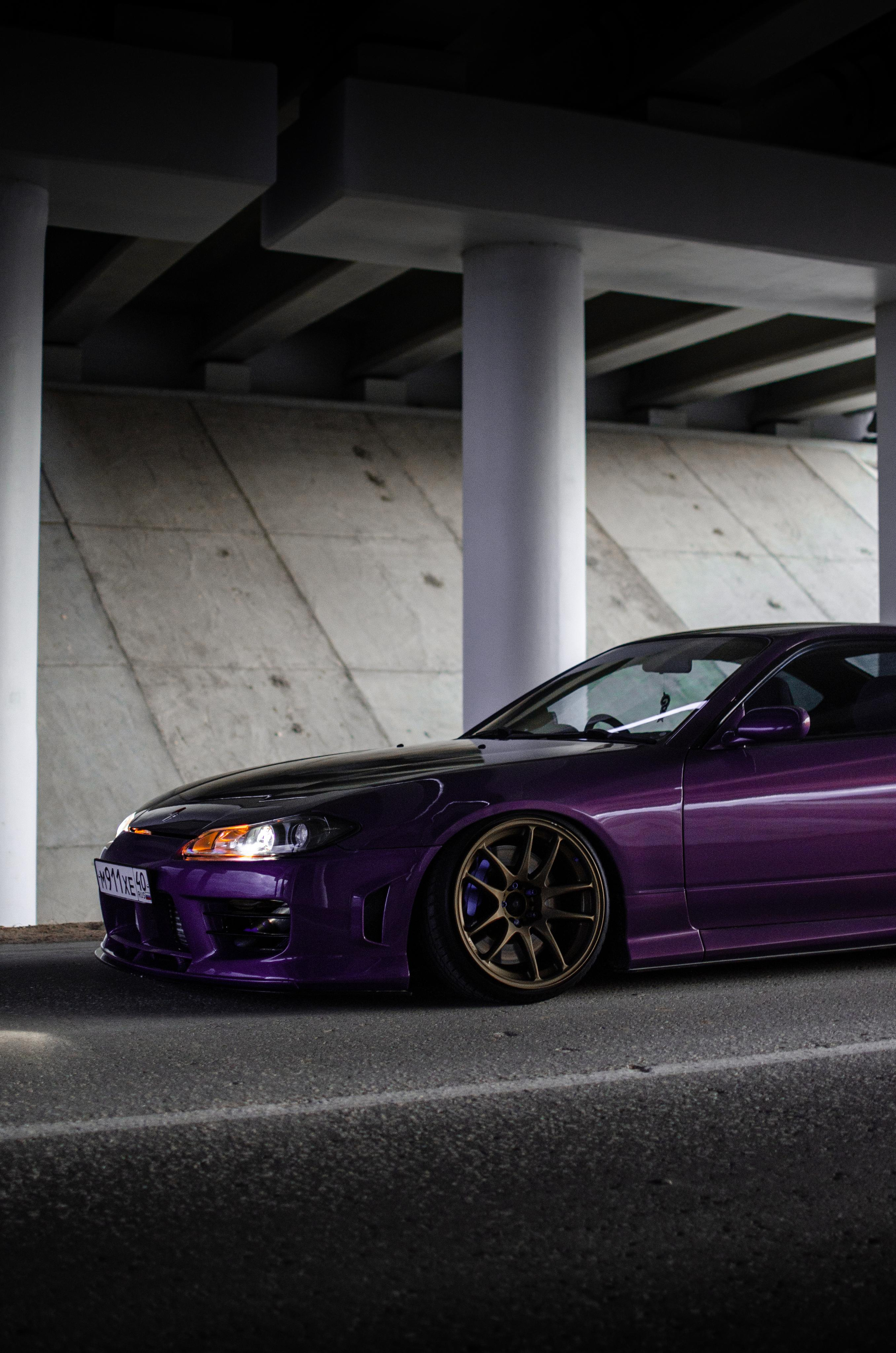 Автомобильная фото-сессия Nissan Silvia S15 Plum в Калуге