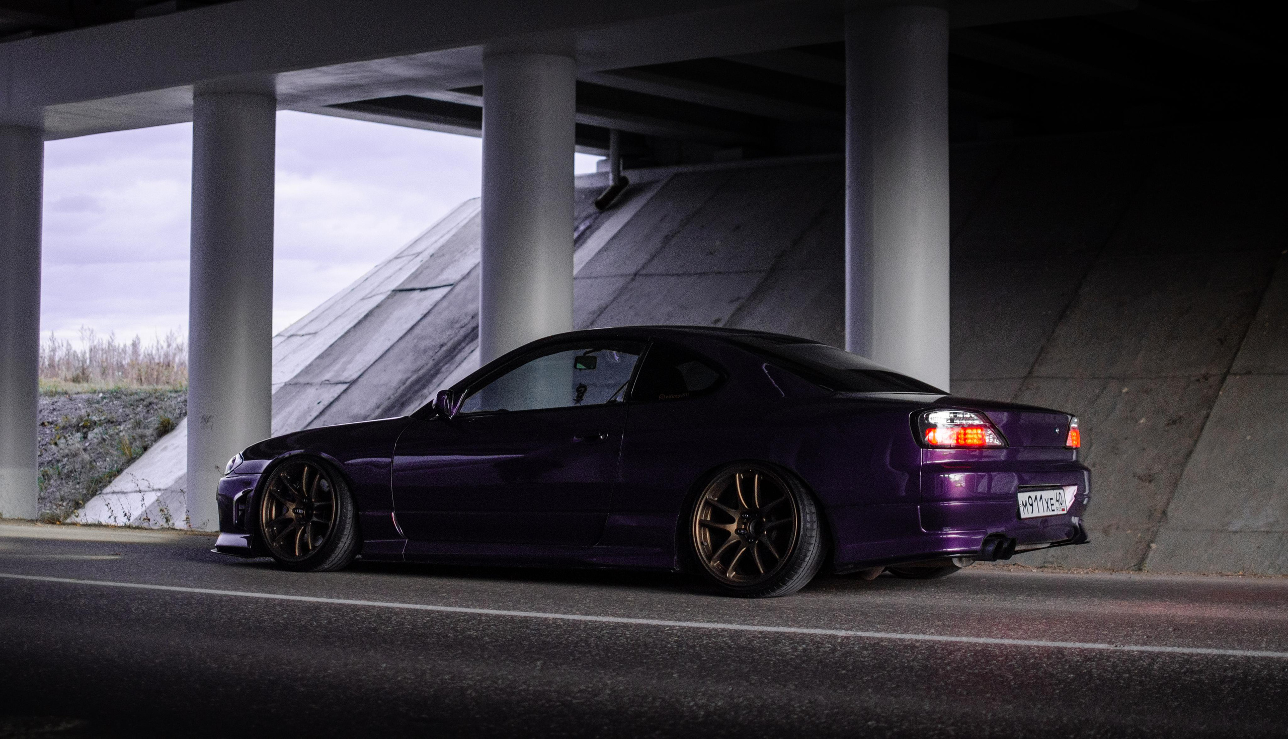 Автомобильная фото-сессия Nissan Silvia S15 Plum в Калуге