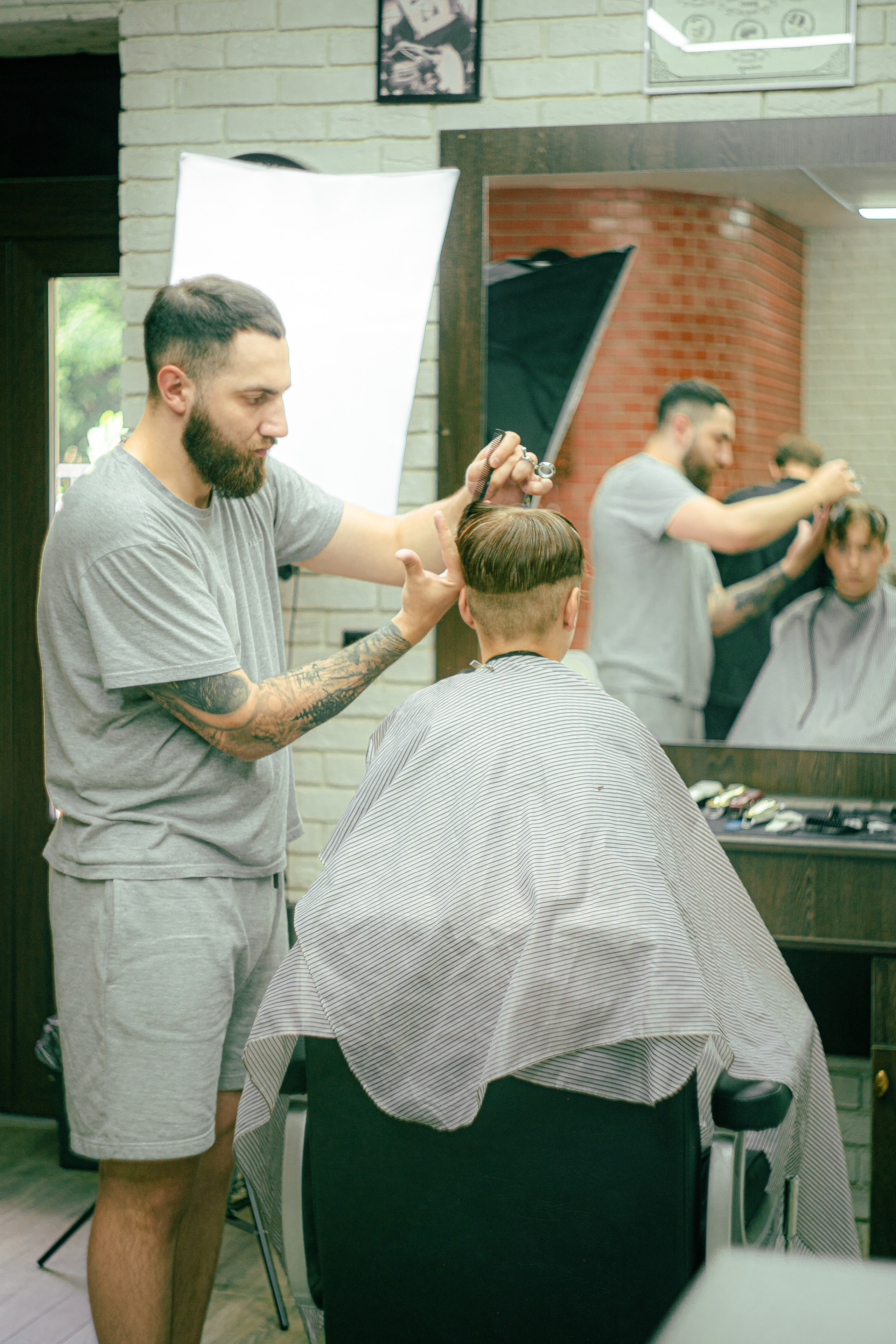 Имиджевая фото-сессия для CutRoom Barbershop в Калуге