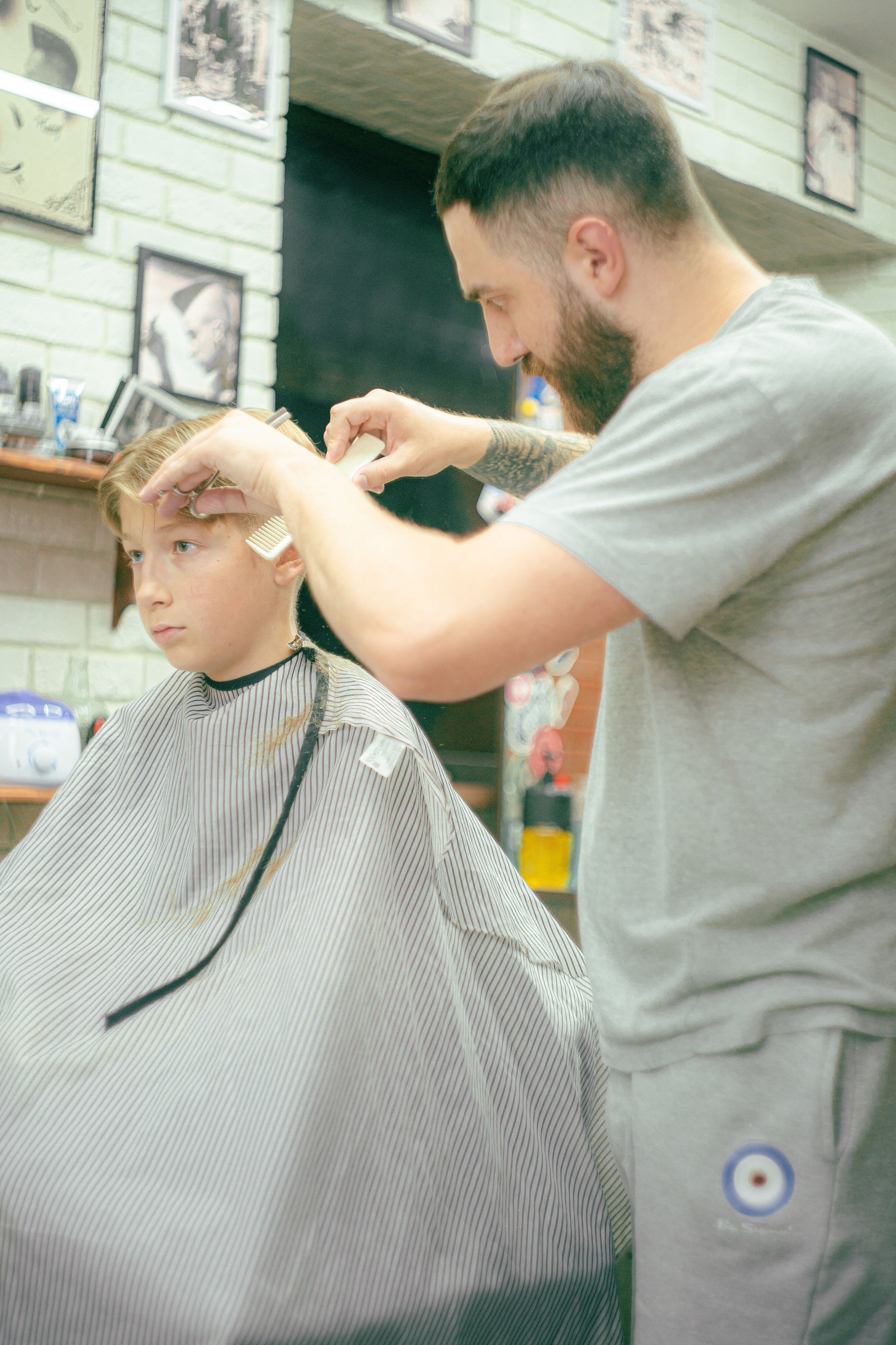 Имиджевая фото-сессия для CutRoom Barbershop в Калуге